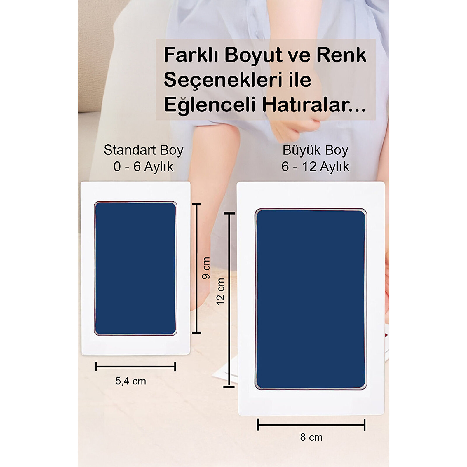 Temassız Bebek El-Ayak İzi Baskı Kiti