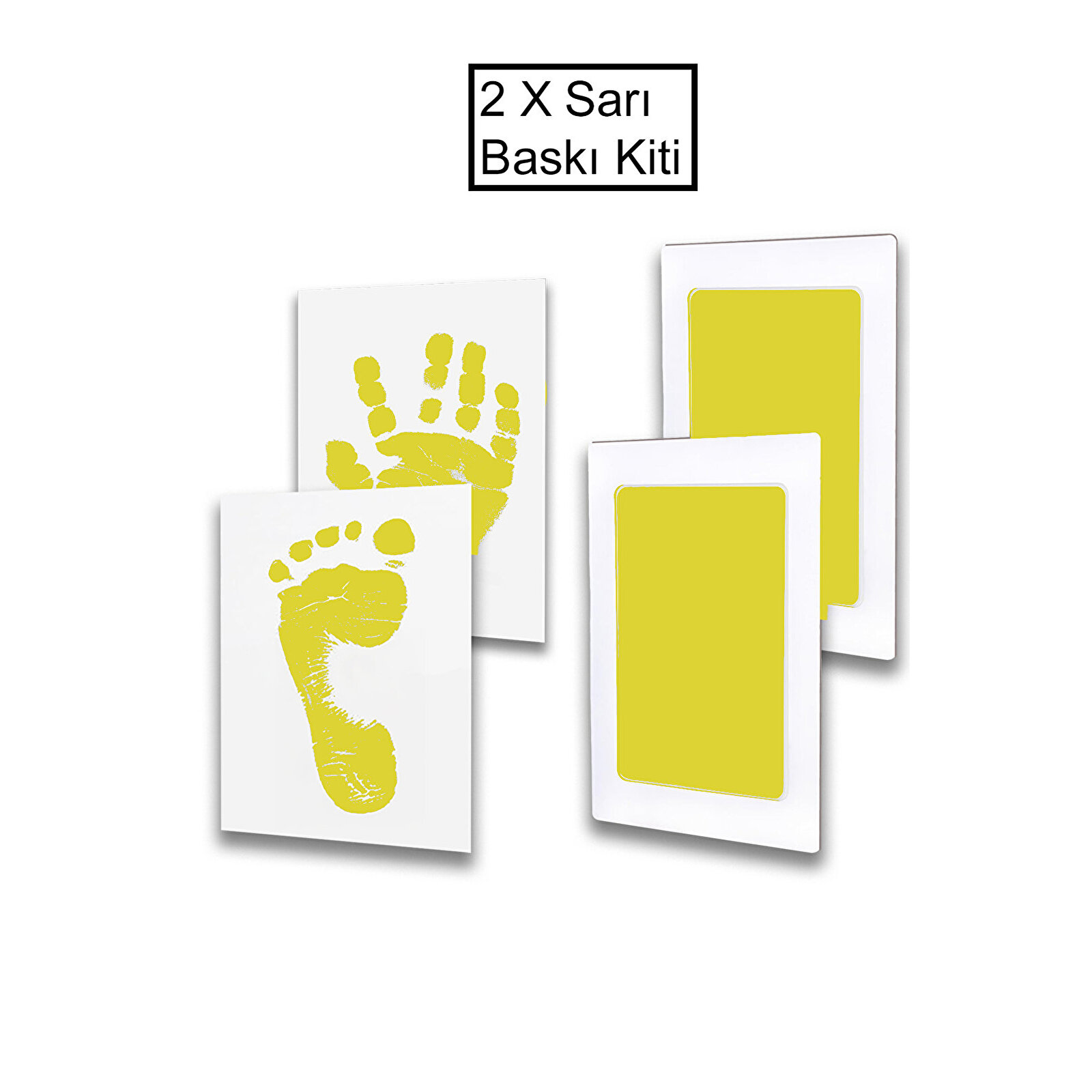 Temassız Bebek El-Ayak İzi Baskı Kiti