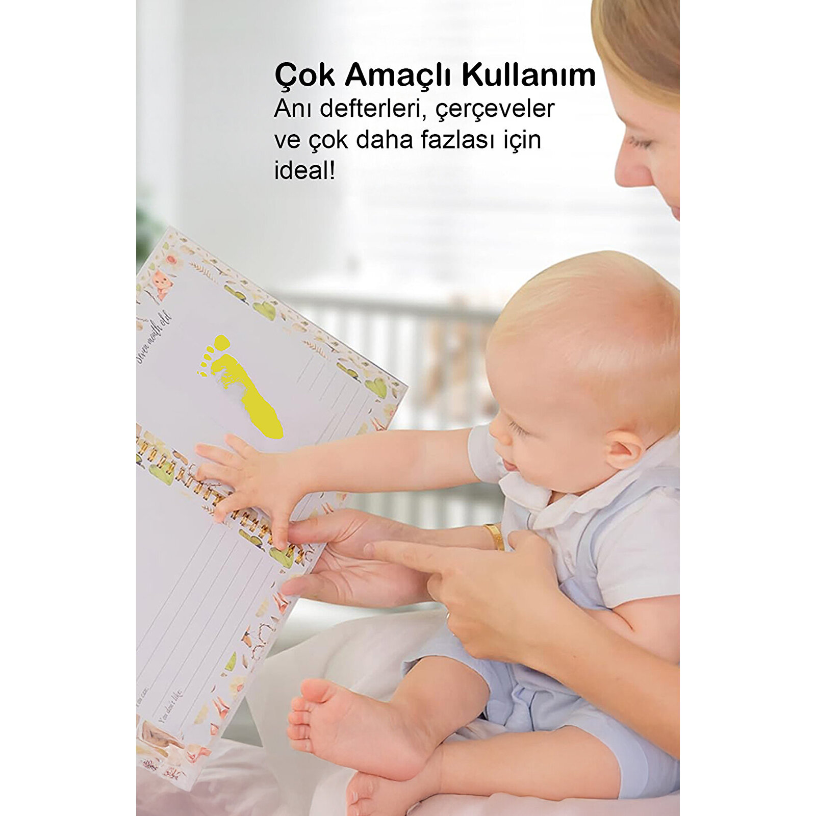 Temassız Bebek El-Ayak İzi Baskı Kiti