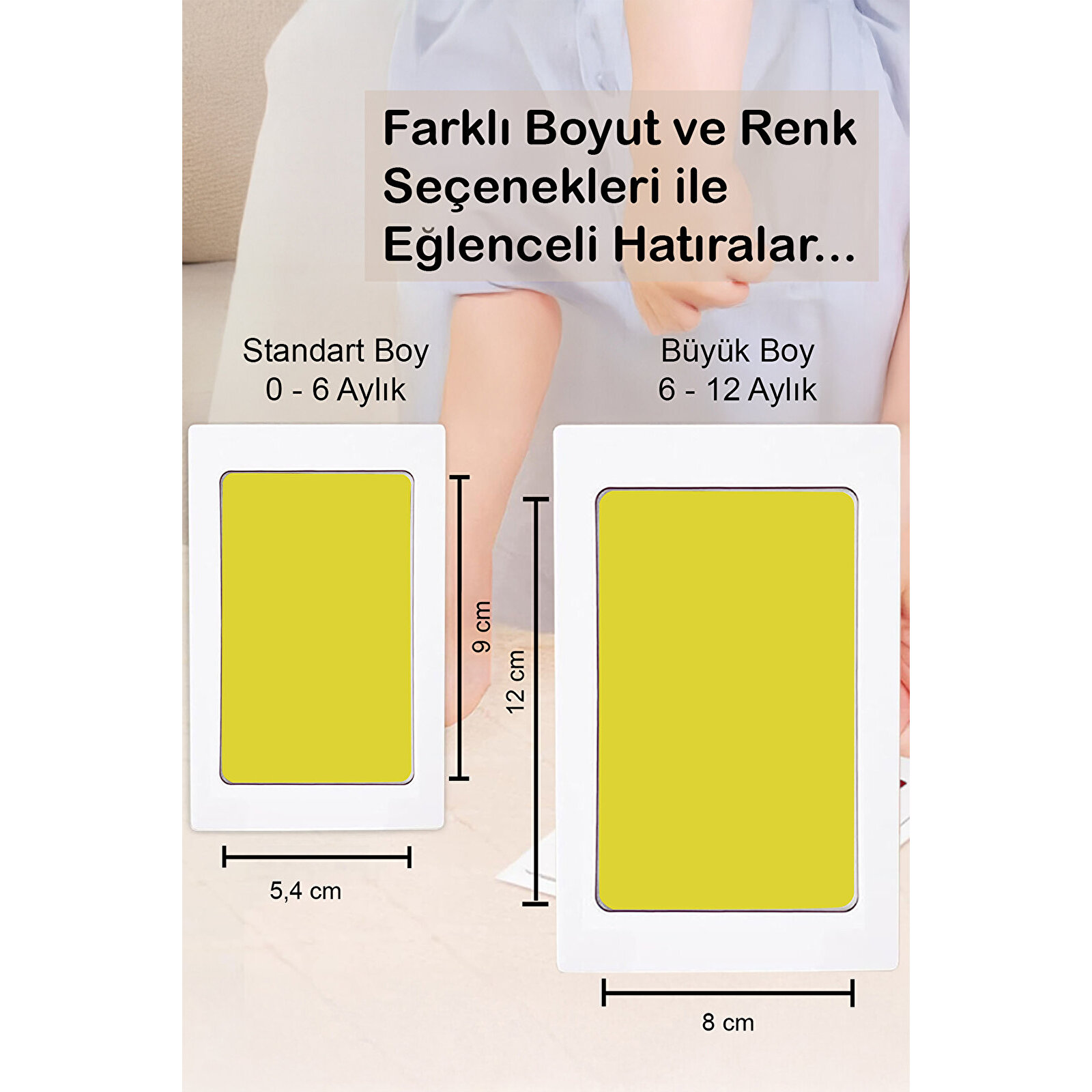 Temassız Bebek El-Ayak İzi Baskı Kiti