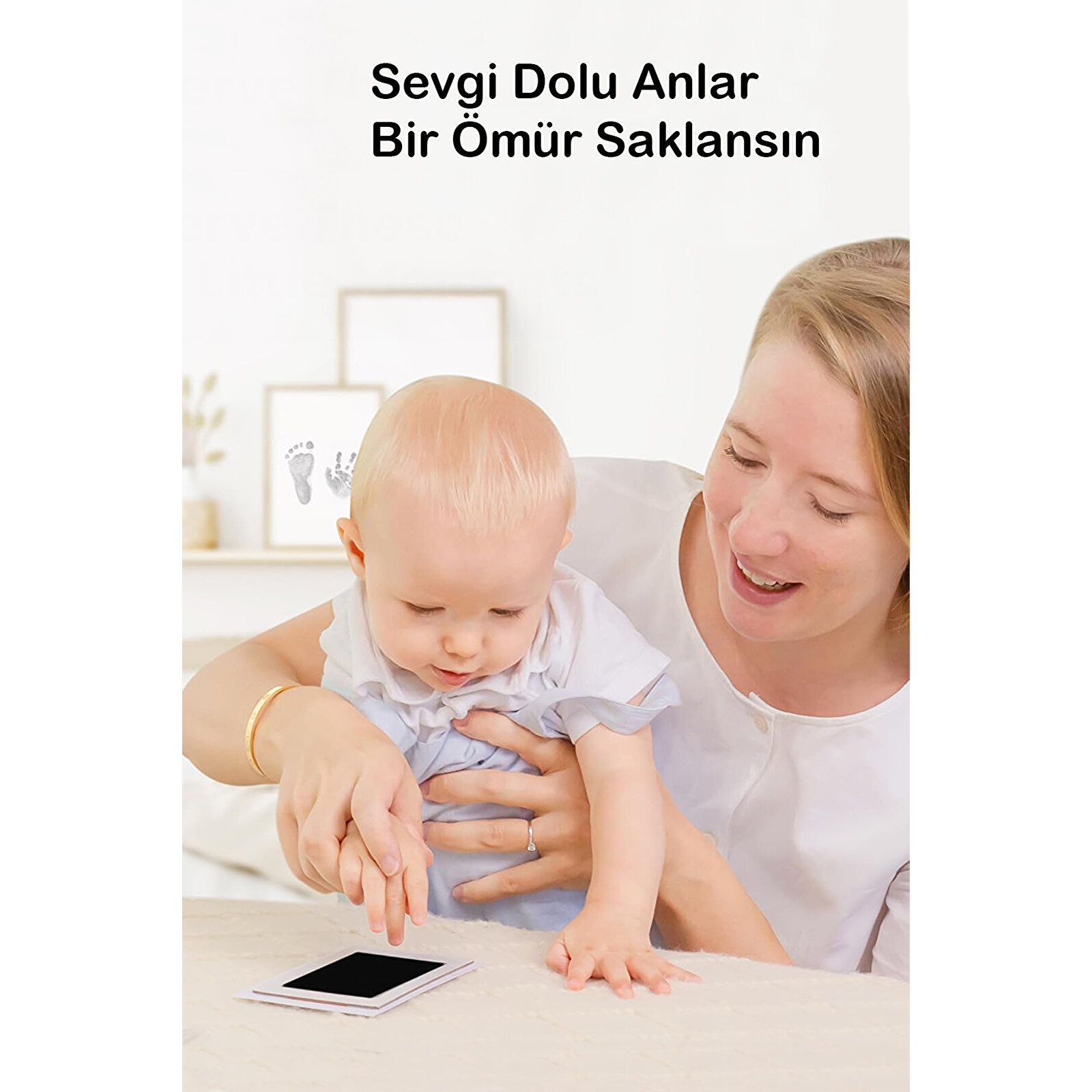 Temassız Bebek El-Ayak İzi Baskı Kiti
