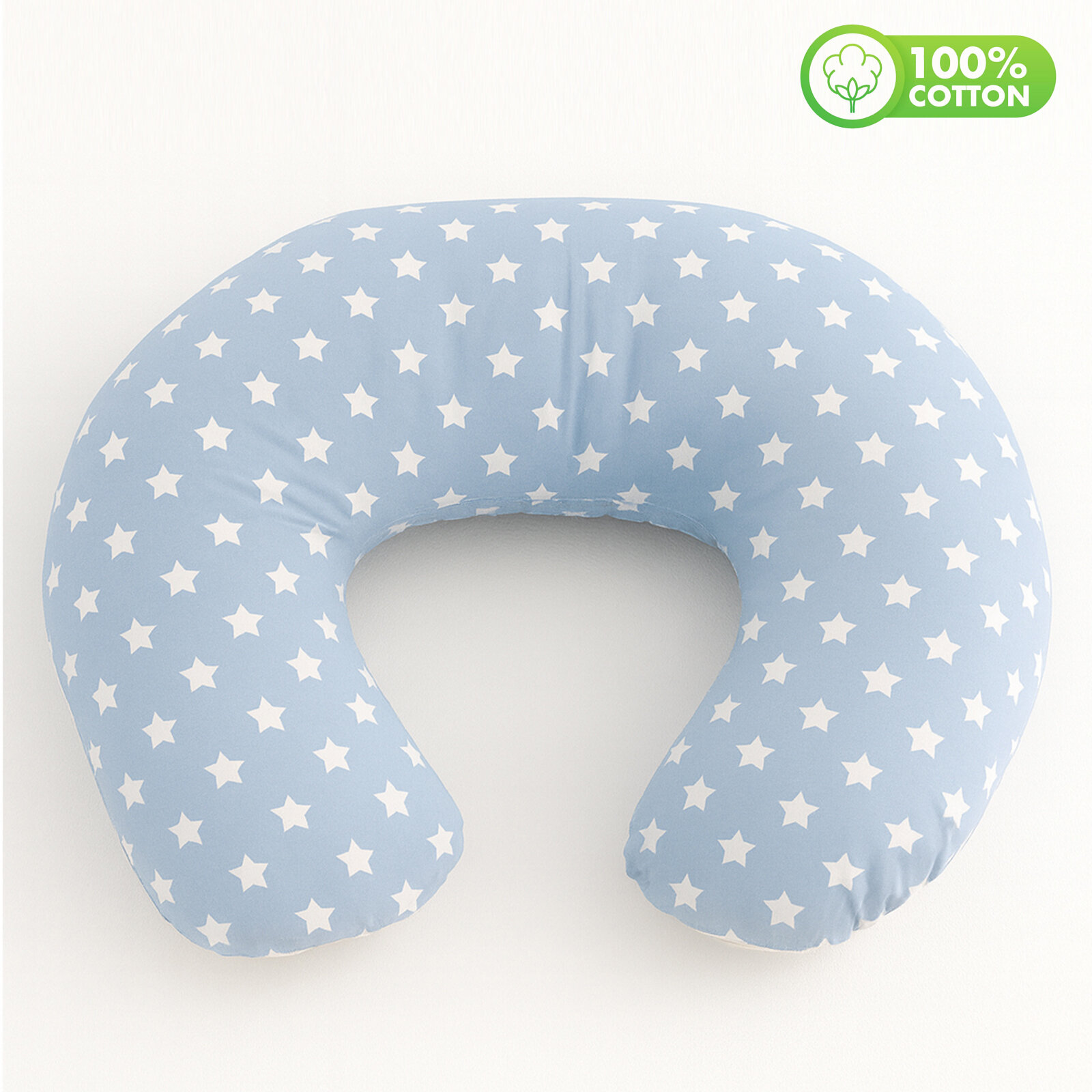 Mavi Yıldız Yıkanabilir Fermuarlı Emzirme Yastığı – %100 Pamuklu, Ergonomik Destek Mavi Yıldız Yıkanabilir Fermuarlı Emzirme Yastığı – %100 Pamuklu, Ergonomik Destek