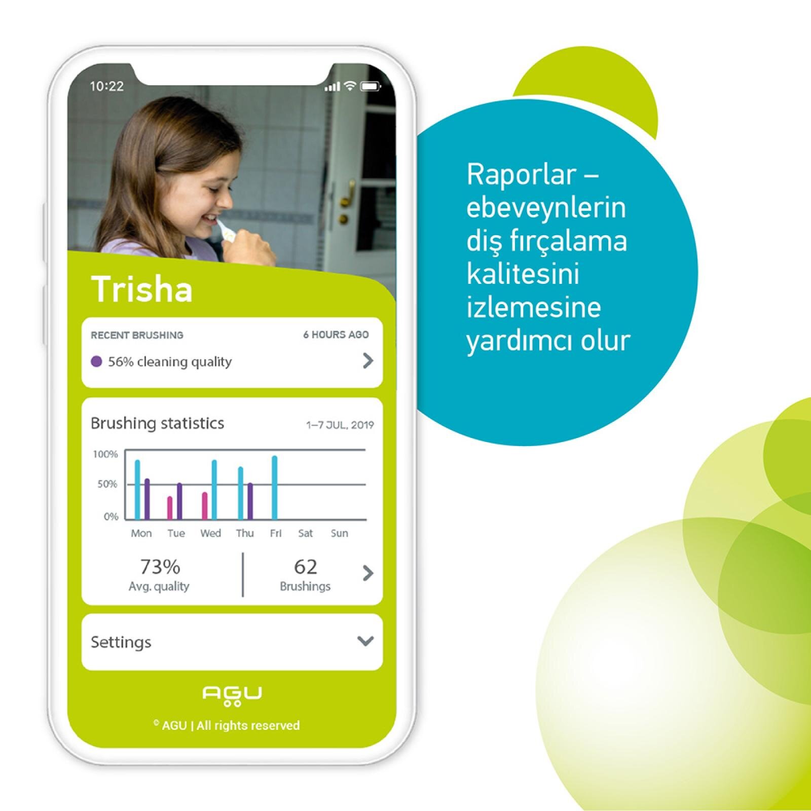 Akıllı Çocuk Diş Fırçası - AGU Brushy