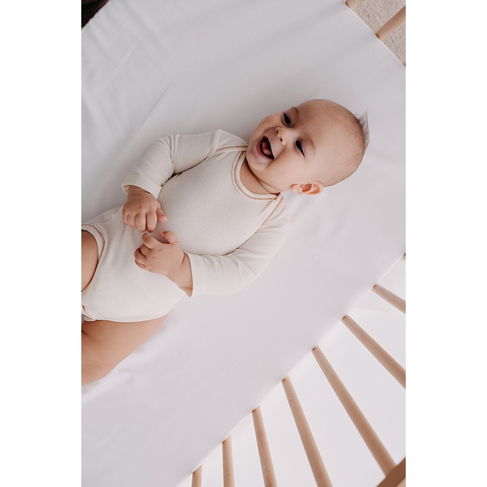 3 Parça Unisex Bebek Uzun Kollu Pamuk Bodysuit Takımı Yenidoğan Ve Çocuk Hediye Seti