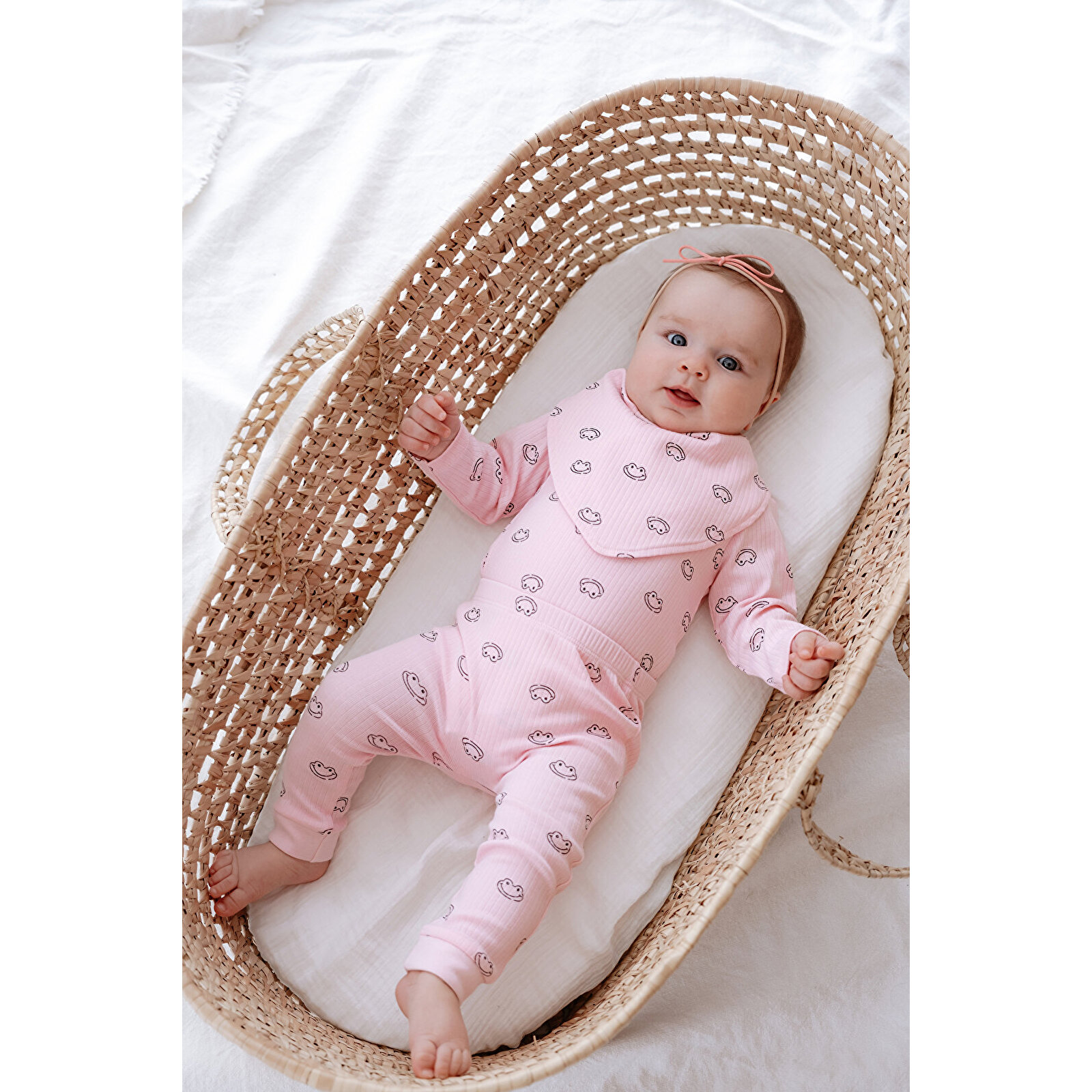 %100 Pamuk Yenidoğan Zıbın Takım Kız-Erkek Bebek Hediye Seti