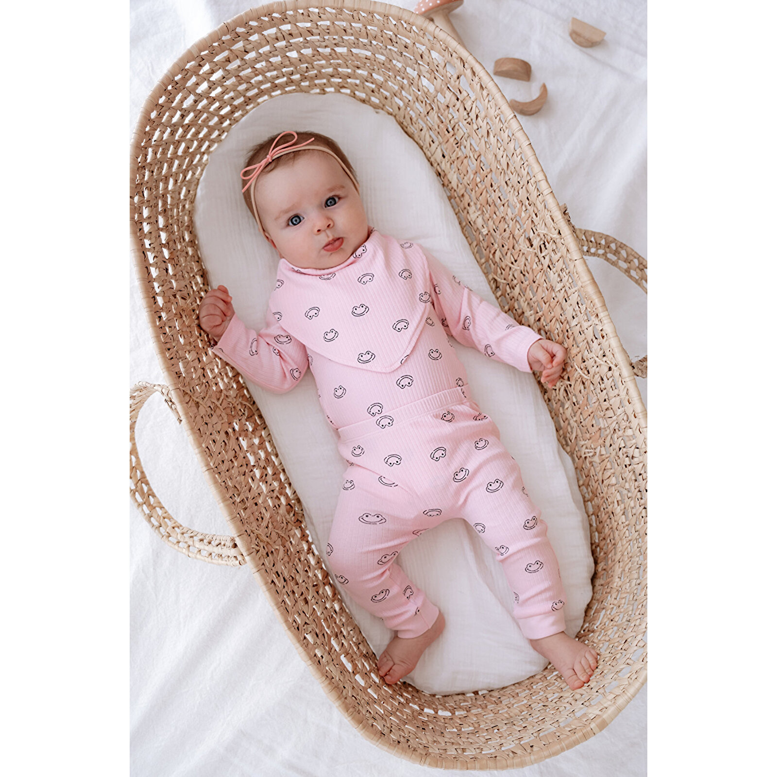 %100 Pamuk Yenidoğan Zıbın Takım Kız-Erkek Bebek Hediye Seti