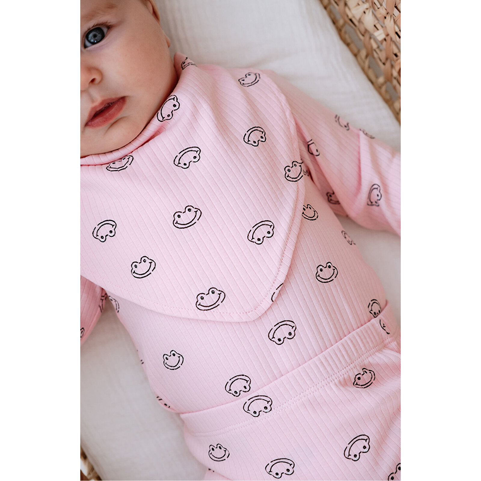 %100 Pamuk Yenidoğan Zıbın Takım Kız-Erkek Bebek Hediye Seti