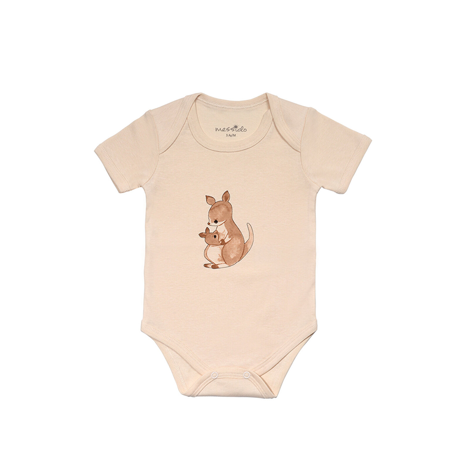 % 100 Pamuk 3'lü Bebek Body - Kız