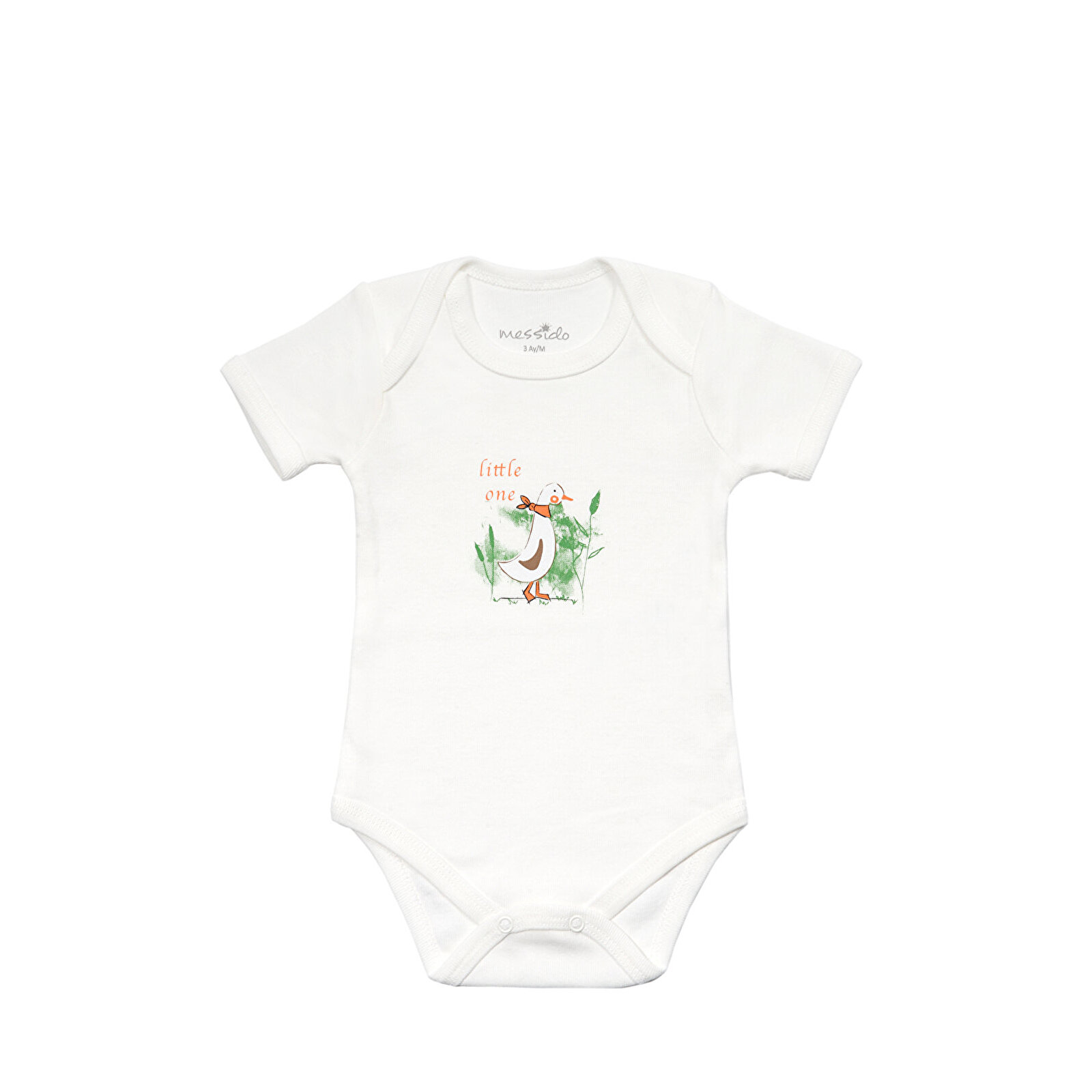 % 100 Pamuk 3'lü Bebek Body - Kız