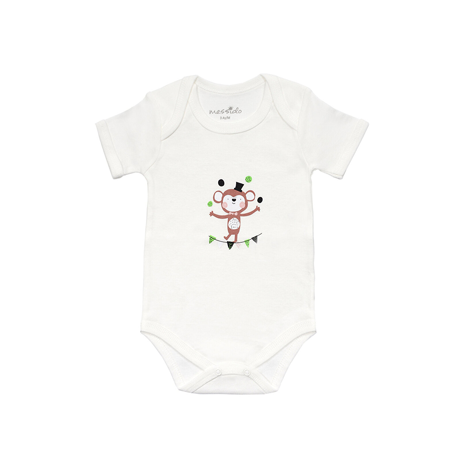 % 100 Pamuk 3'lü Bebek Body - Unisex % 100 Pamuk 3'lü Bebek Body - Unisex
