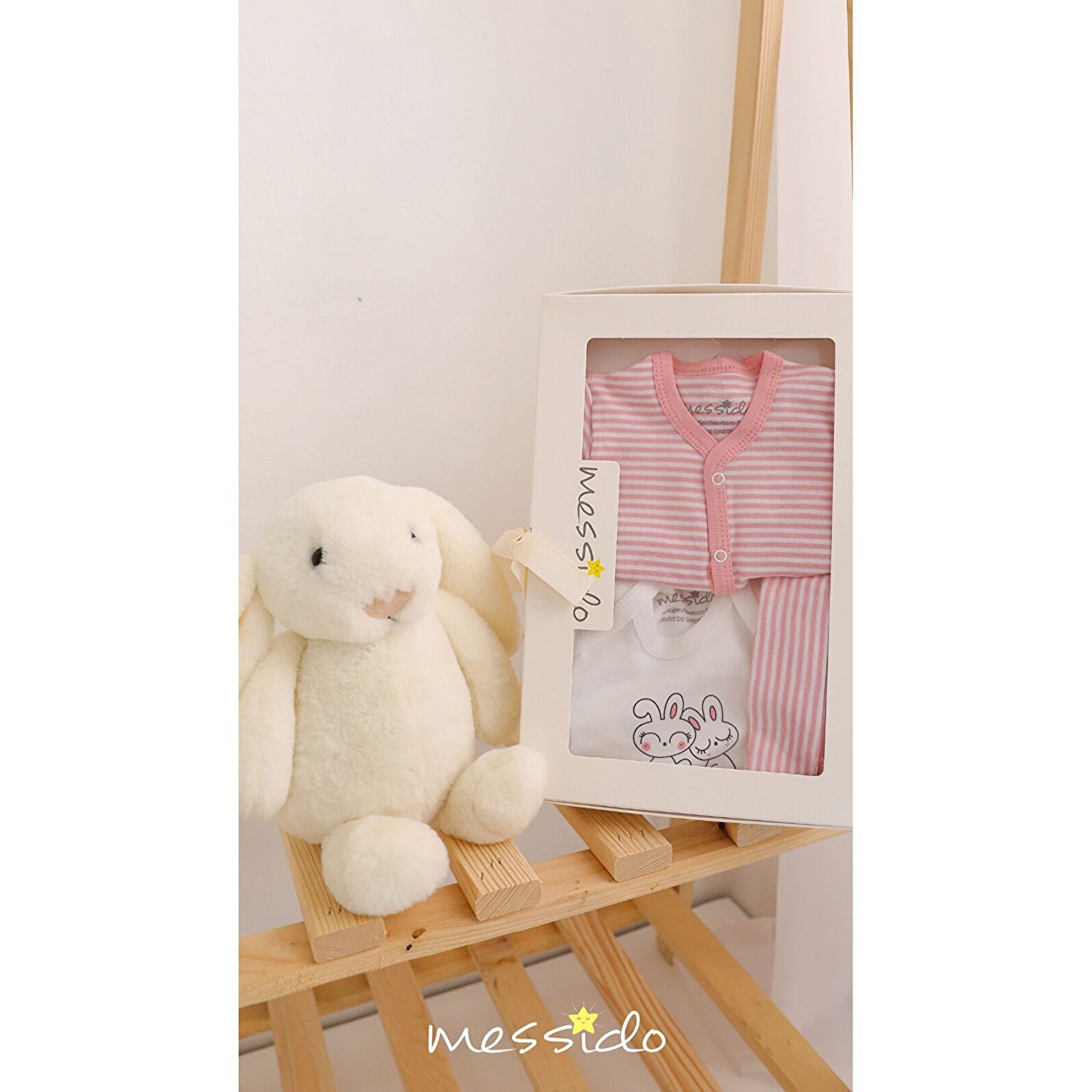 %100 Pamuk Yenidoğan 3'lü Set