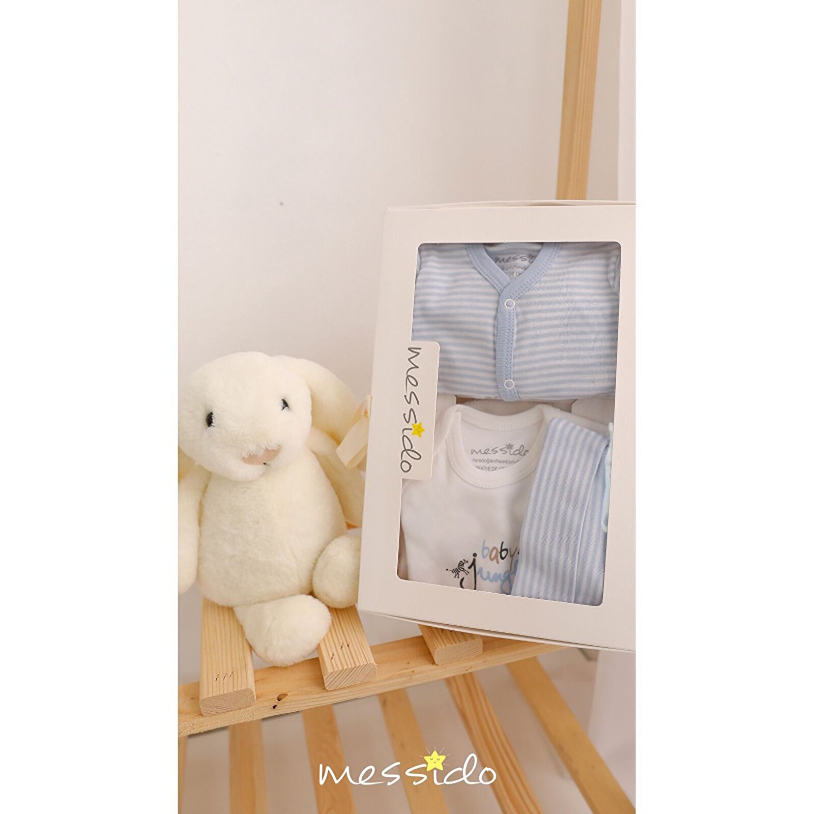 %100 Pamuk Yenidoğan 3'lü Set %100 Pamuk Yenidoğan 3'lü Set