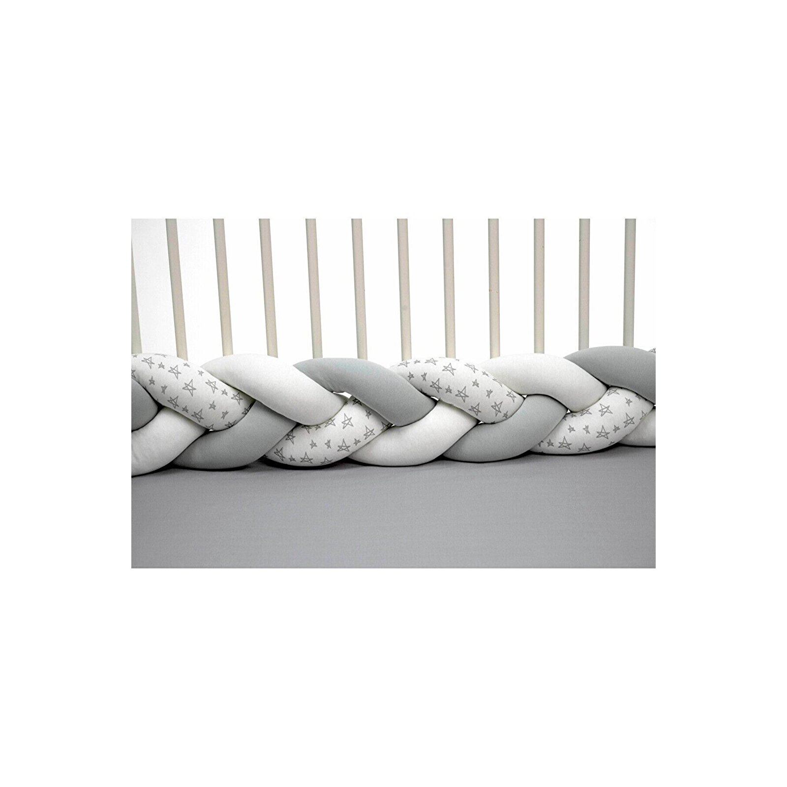 180 Cm 3'lü Örgü Koruma/ Beşik Yatak Koruyucu 180 Cm 3'lü Örgü Koruma/ Beşik Yatak Koruyucu