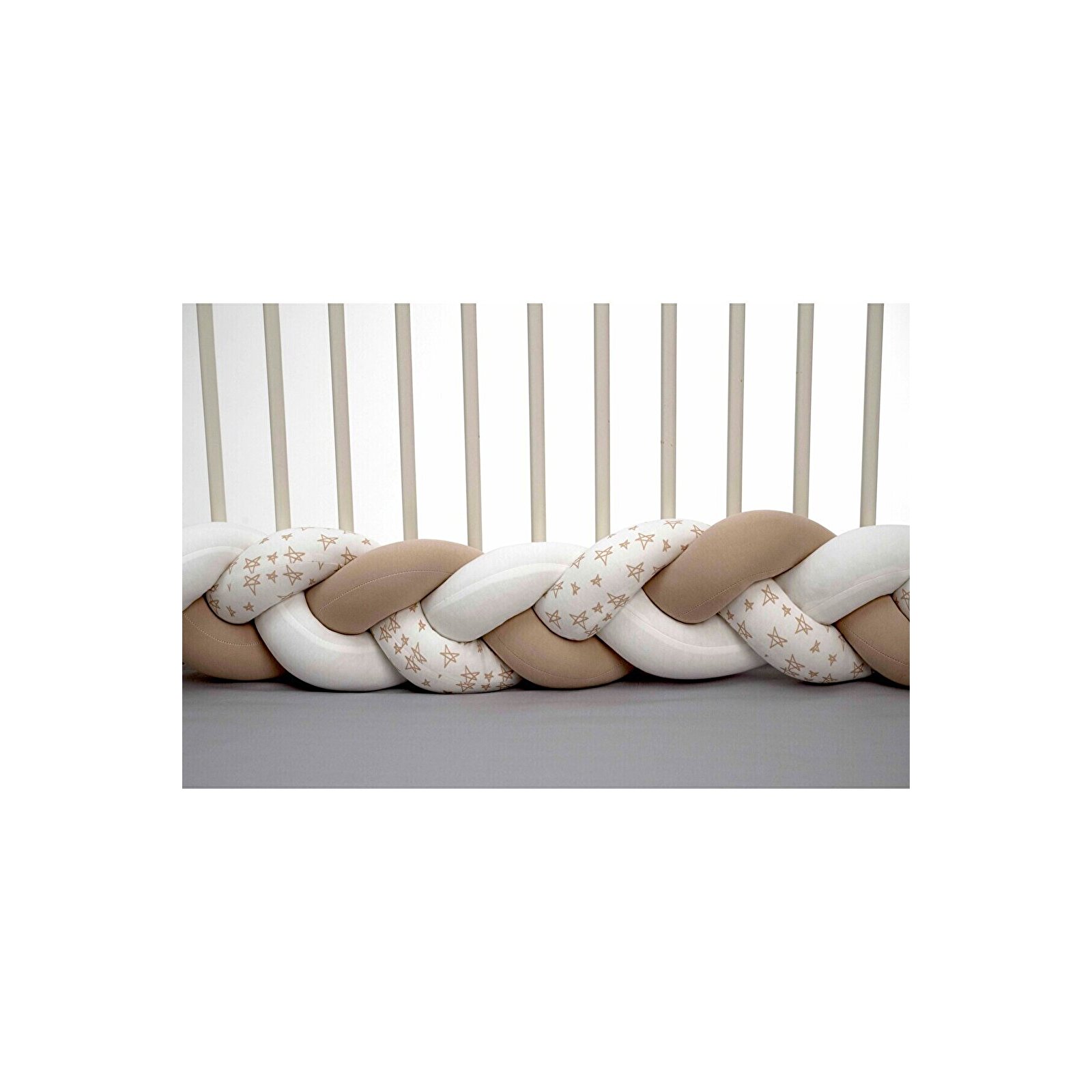 180 Cm 3'lü Örgü Koruma/ Beşik Yatak Koruyucu 180 Cm 3'lü Örgü Koruma/ Beşik Yatak Koruyucu