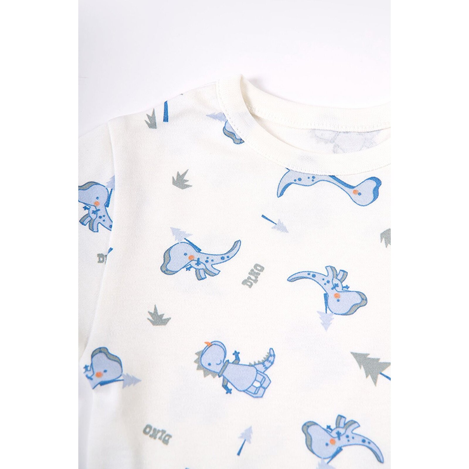 Çocuk Pijama 1-5 Yaş Dinazor Desen