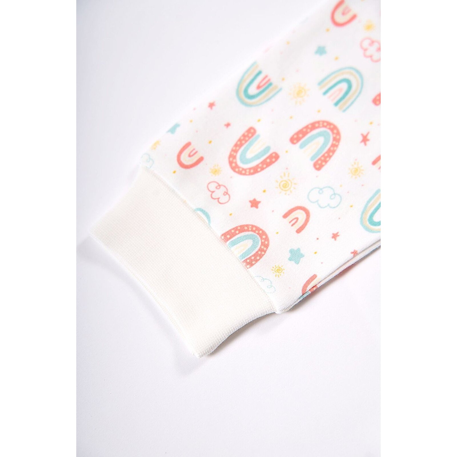 Çocuk Pijama 1-5 Yaş Gökkuşağı Desen