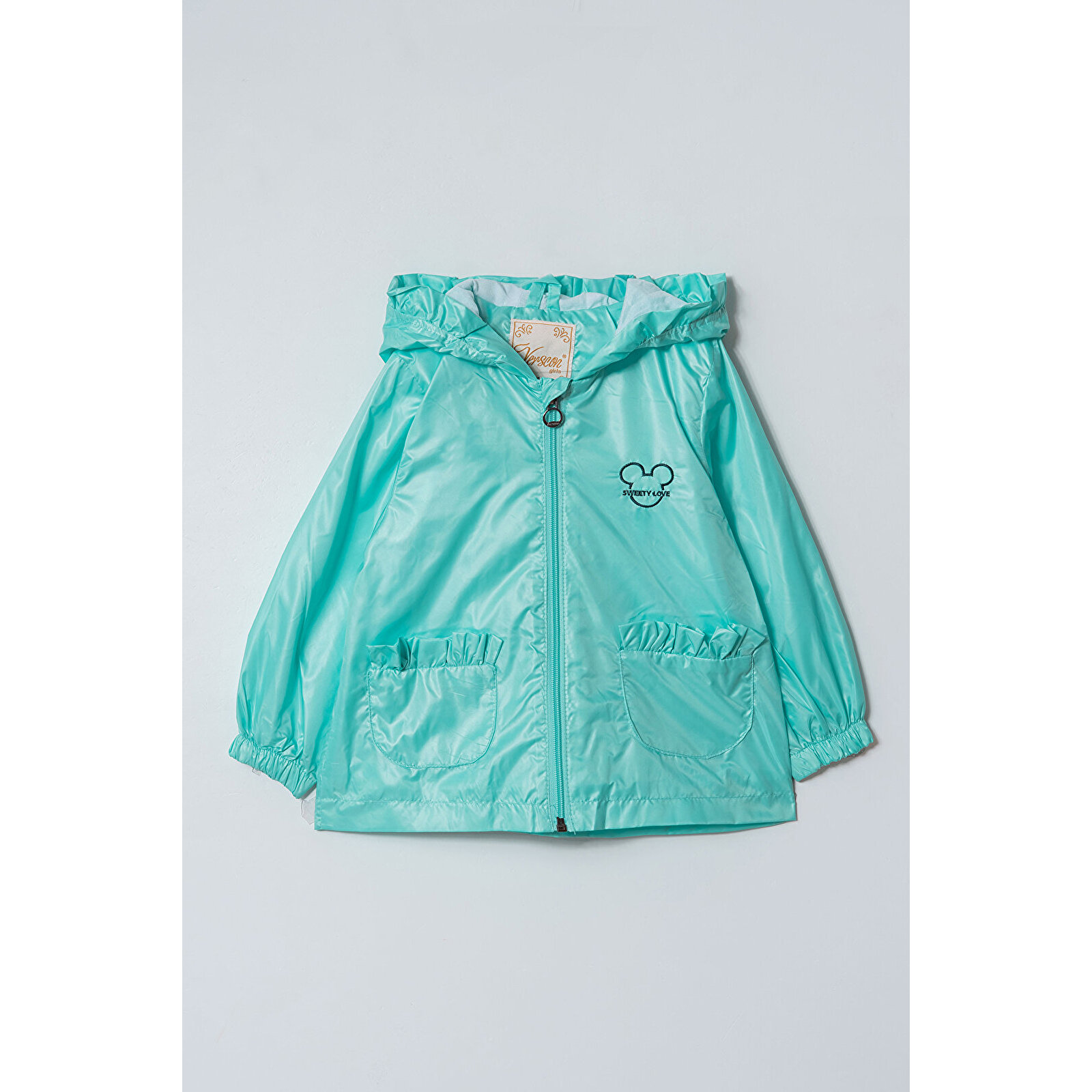 Kız Çocuk Kapüşonlu Rüzgarlık & Yağmurluk 1 - 5 Yaş Kız Çocuk Kapüşonlu Rüzgarlık & Yağmurluk 1 - 5 Yaş