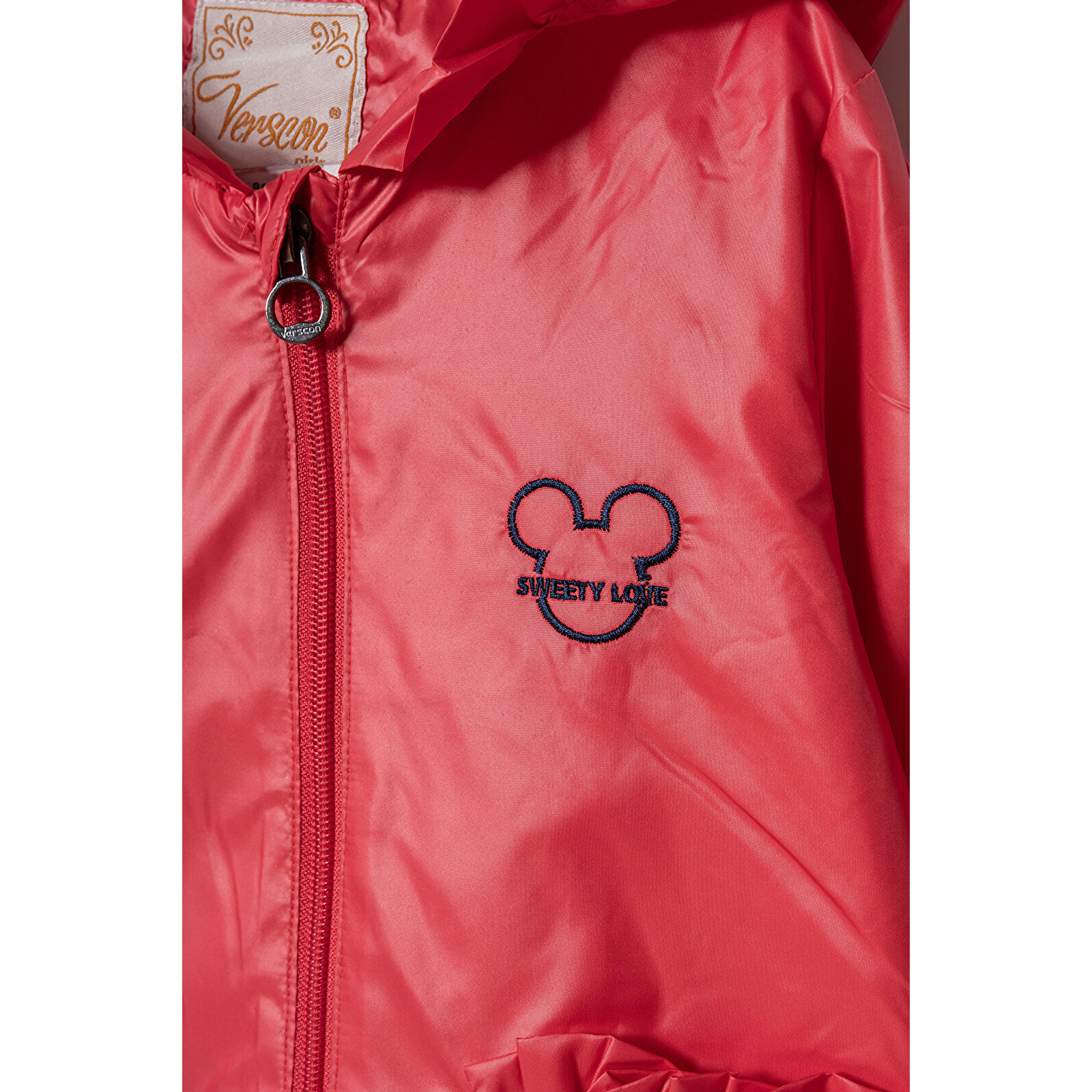 Kız Çocuk Kapüşonlu Rüzgarlık & Yağmurluk 1 - 5 Yaş