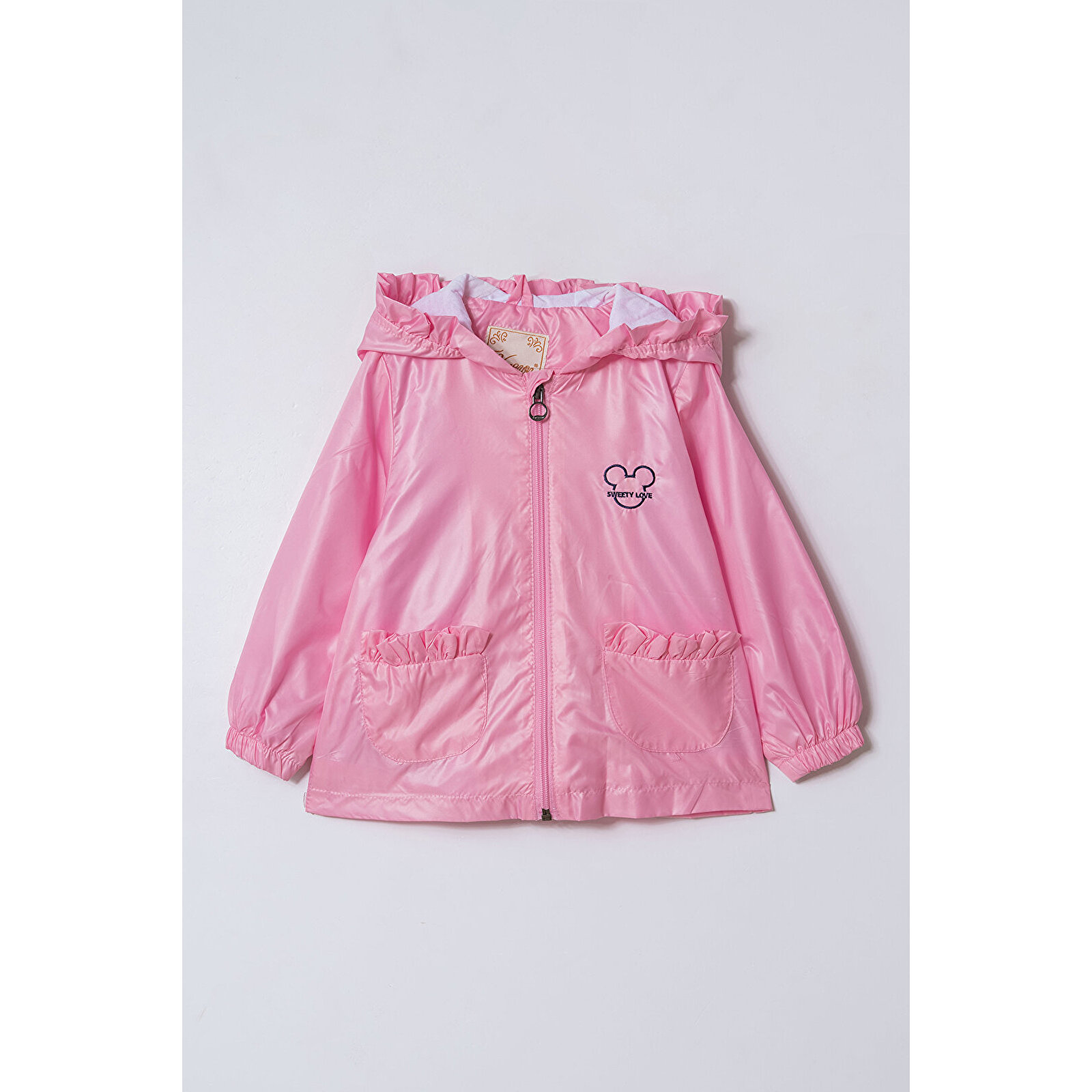 Kız Çocuk Kapüşonlu Rüzgarlık & Yağmurluk 1 - 5 Yaş