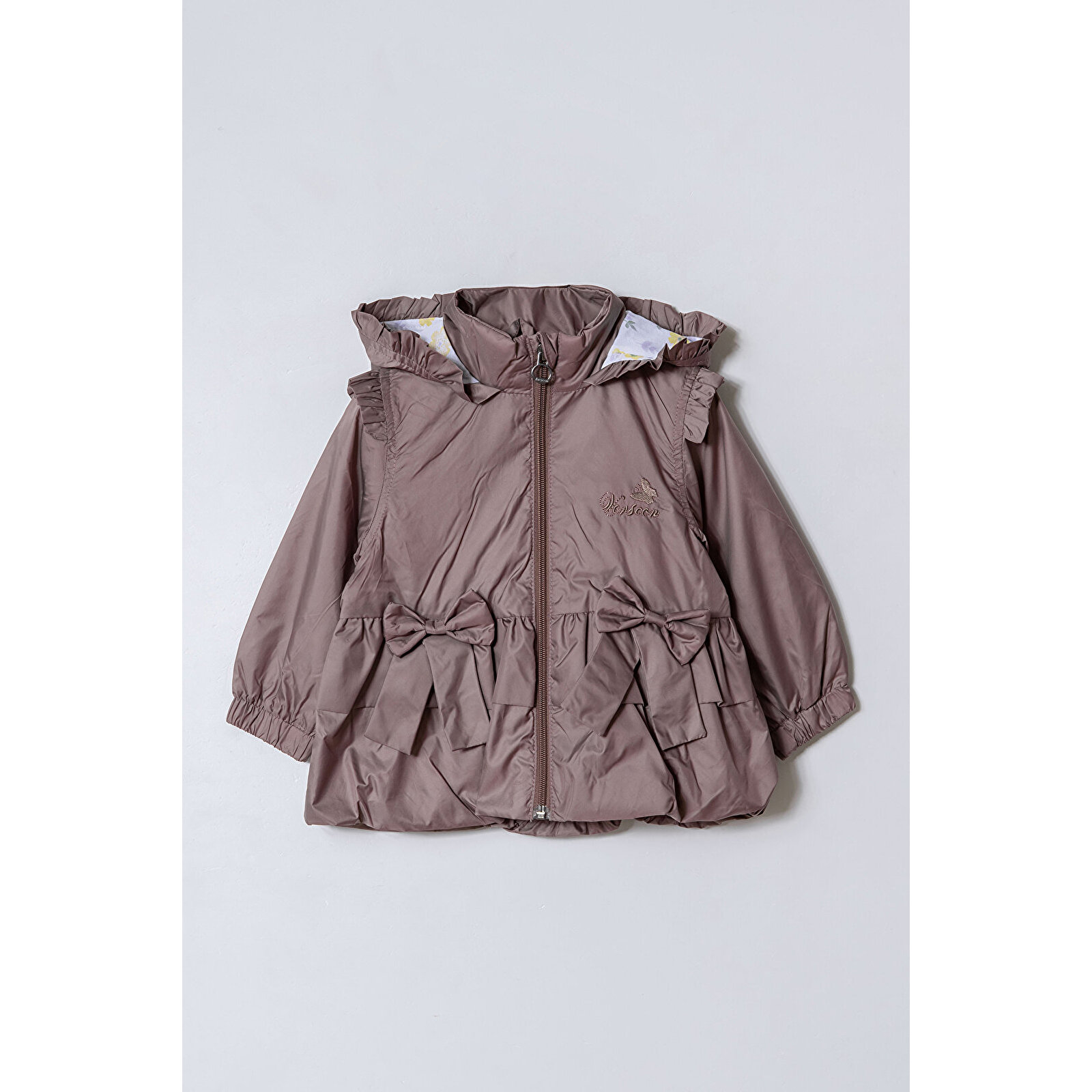 Kız Çocuk Kapüşonlu Yağmurluk 1 - 5 Yaş