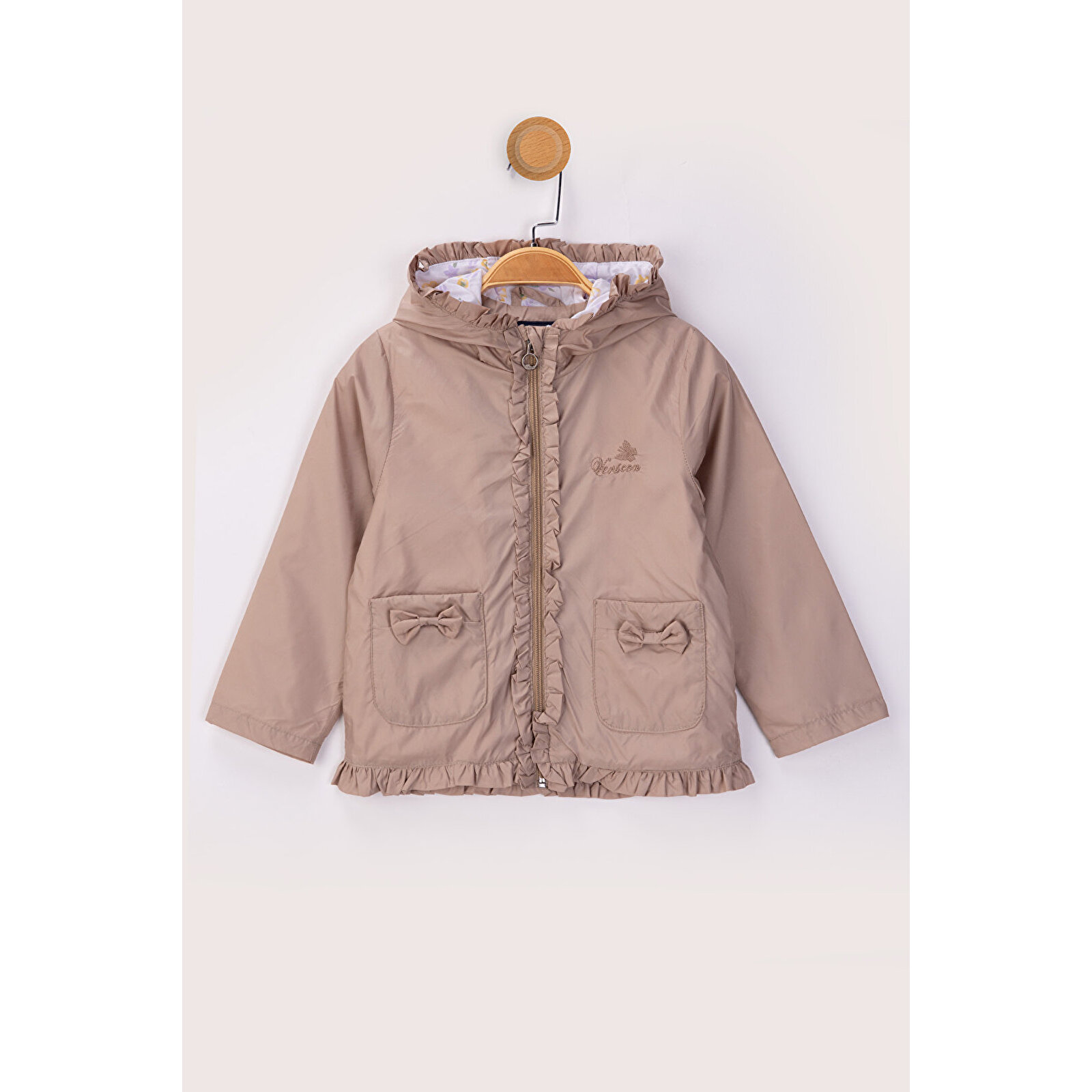 Kız Çocuk Kapüşonlu Rüzgarlık & Yağmurluk 1 - 5 Yaş