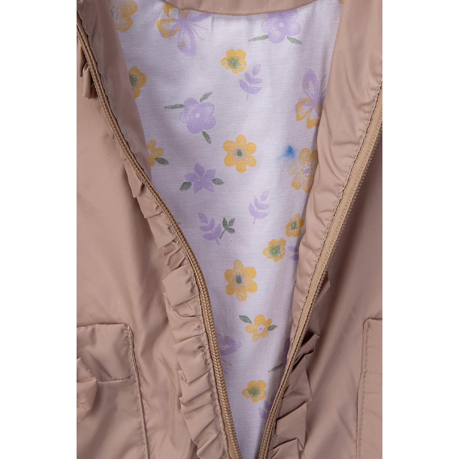 Kız Çocuk Kapüşonlu Rüzgarlık & Yağmurluk 1 - 5 Yaş