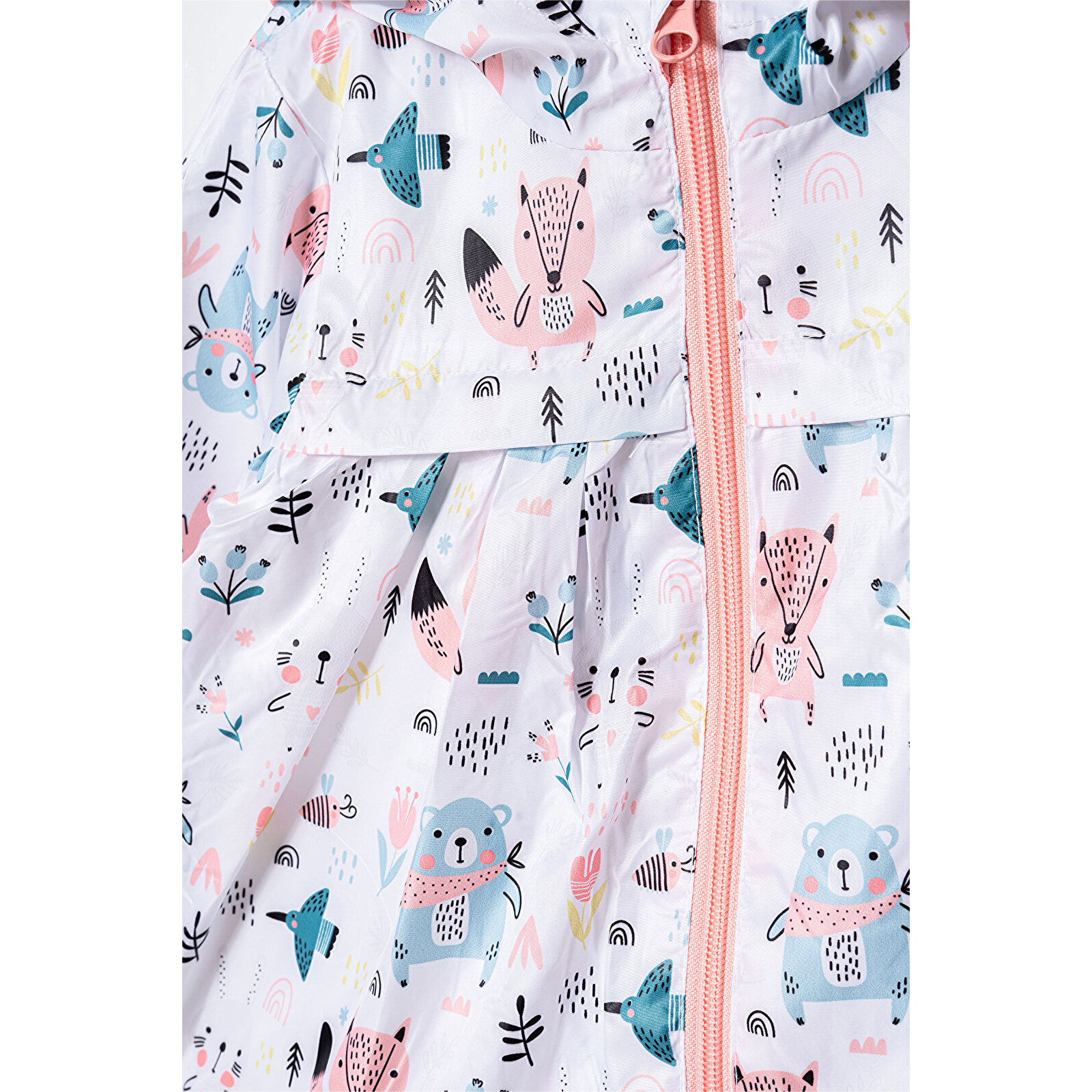 Kız Kapüşonlu Yağmurluk & Rüzgarlık 1 - 5 Yaş