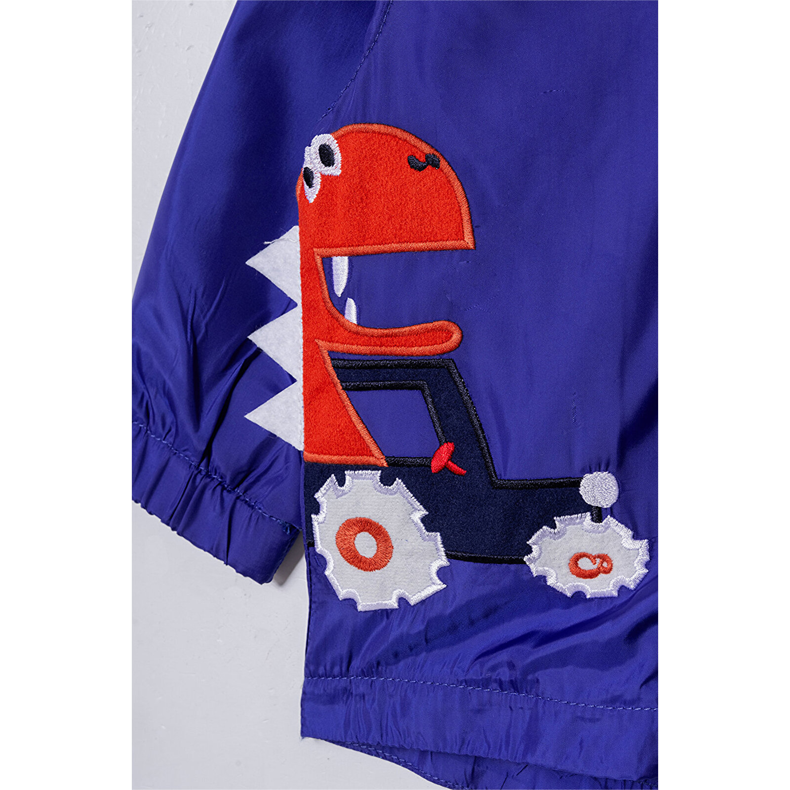 Erkek Çocuk Kapüşonlu Nakışlı Yağmurluk & Rüzgarlık 1 - 5 Yaş