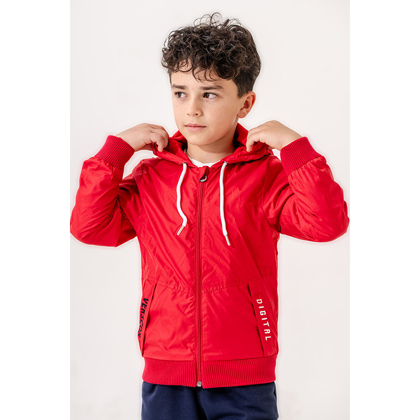 Erkek Çocuk Kapüşonlu Yağmurluk 1 - 5 Yaş