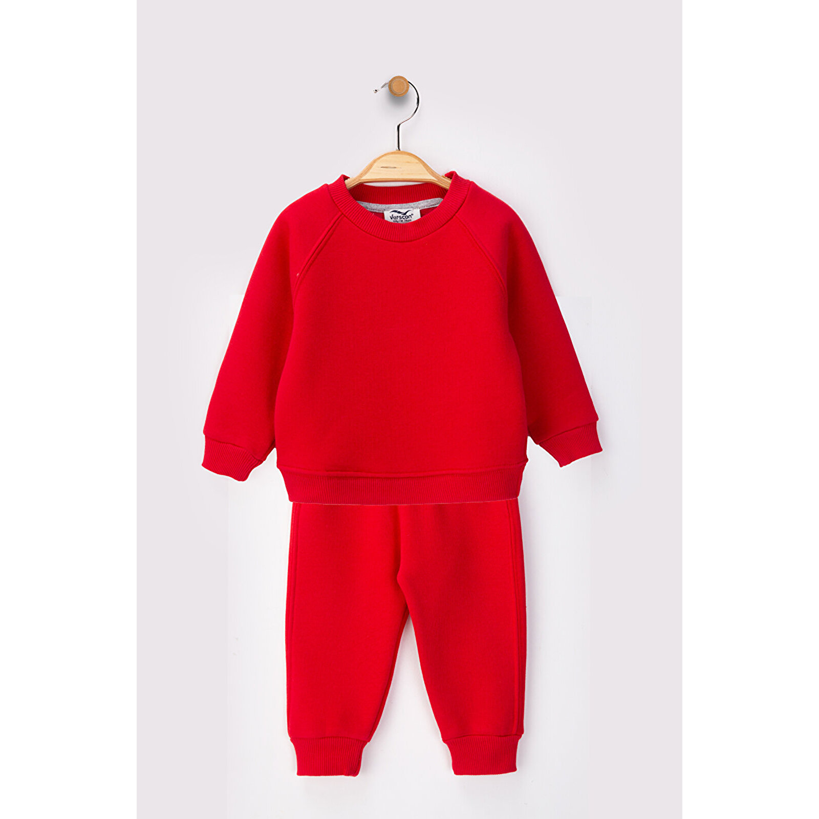 Kız Erkek Çocuk 3 İp Şardonlu Alt Üst Takım 9 Ay - 4 Yaş