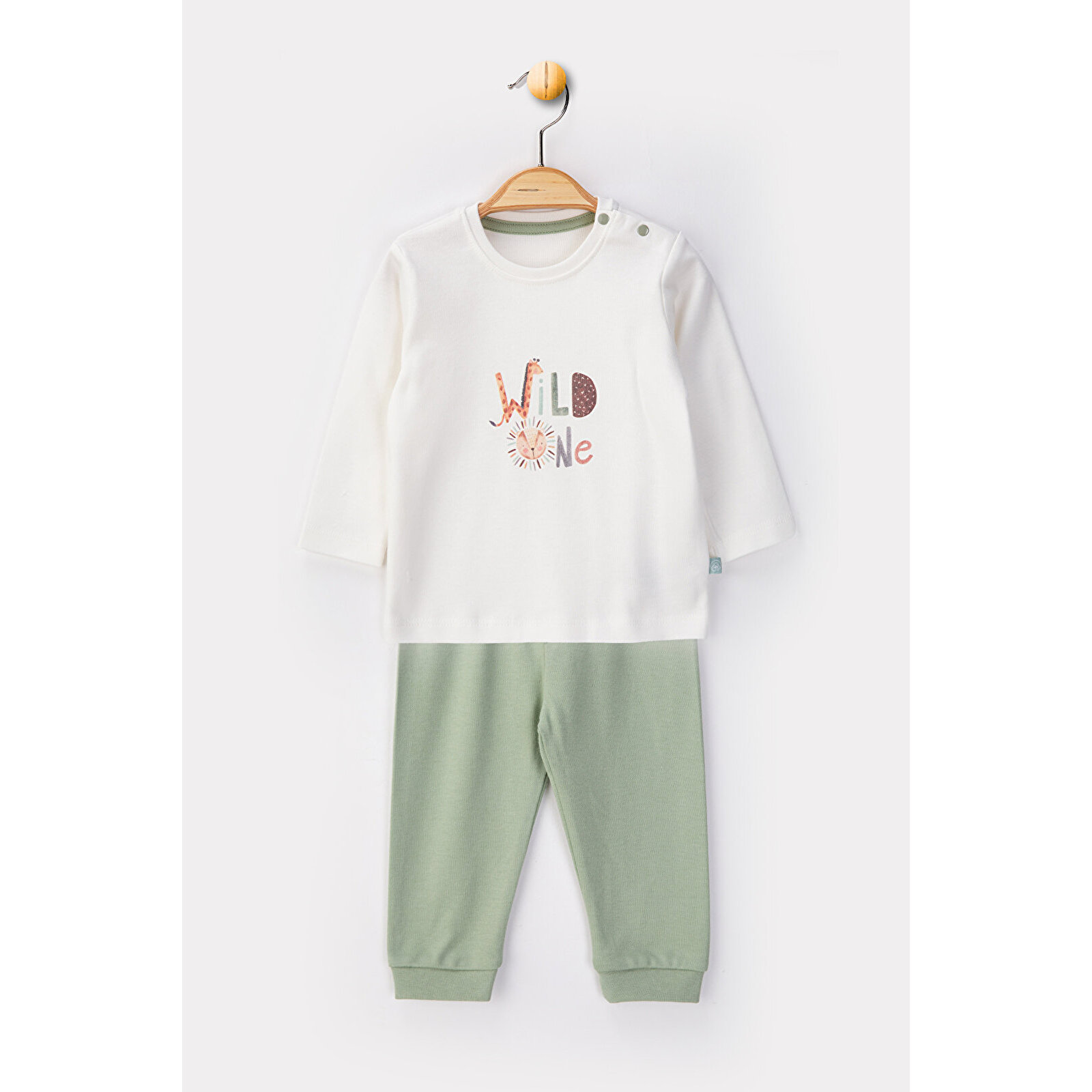 %100 Organik Kumaştan Baskılı 2'li Takım 9-24 Ay %100 Organik Kumaştan Baskılı 2'li Takım 9-24 Ay