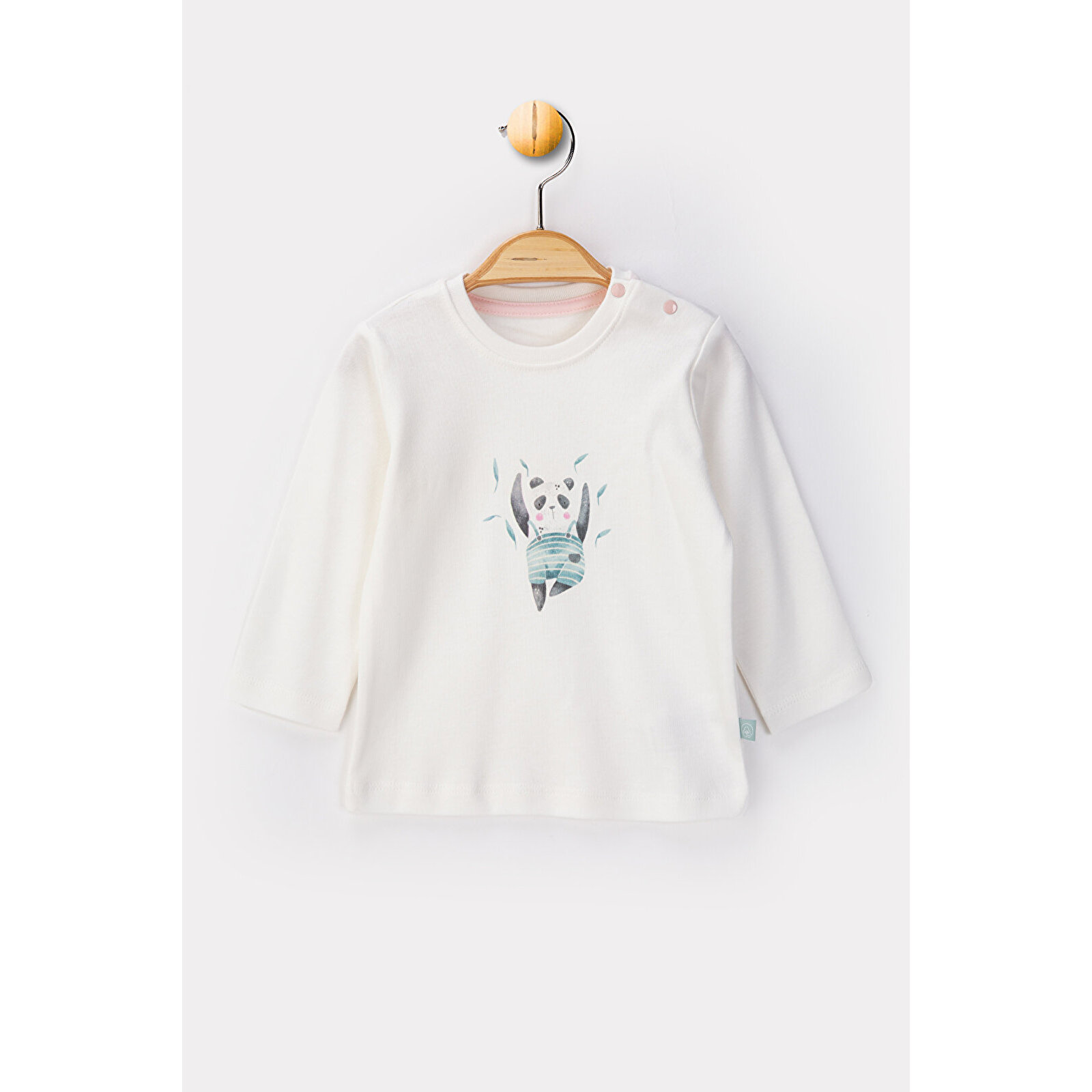 %100 Organik Kumaştan Baskılı 2'li Takım 9-24 Ay