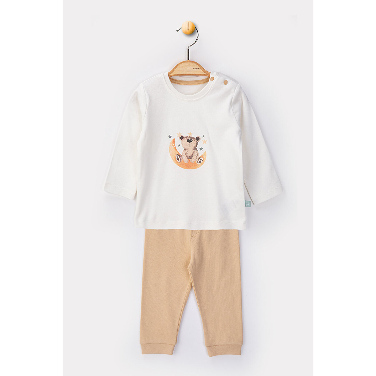 %100 Organik Kumaştan Baskılı 2'li Takım 9-24 Ay %100 Organik Kumaştan Baskılı 2'li Takım 9-24 Ay