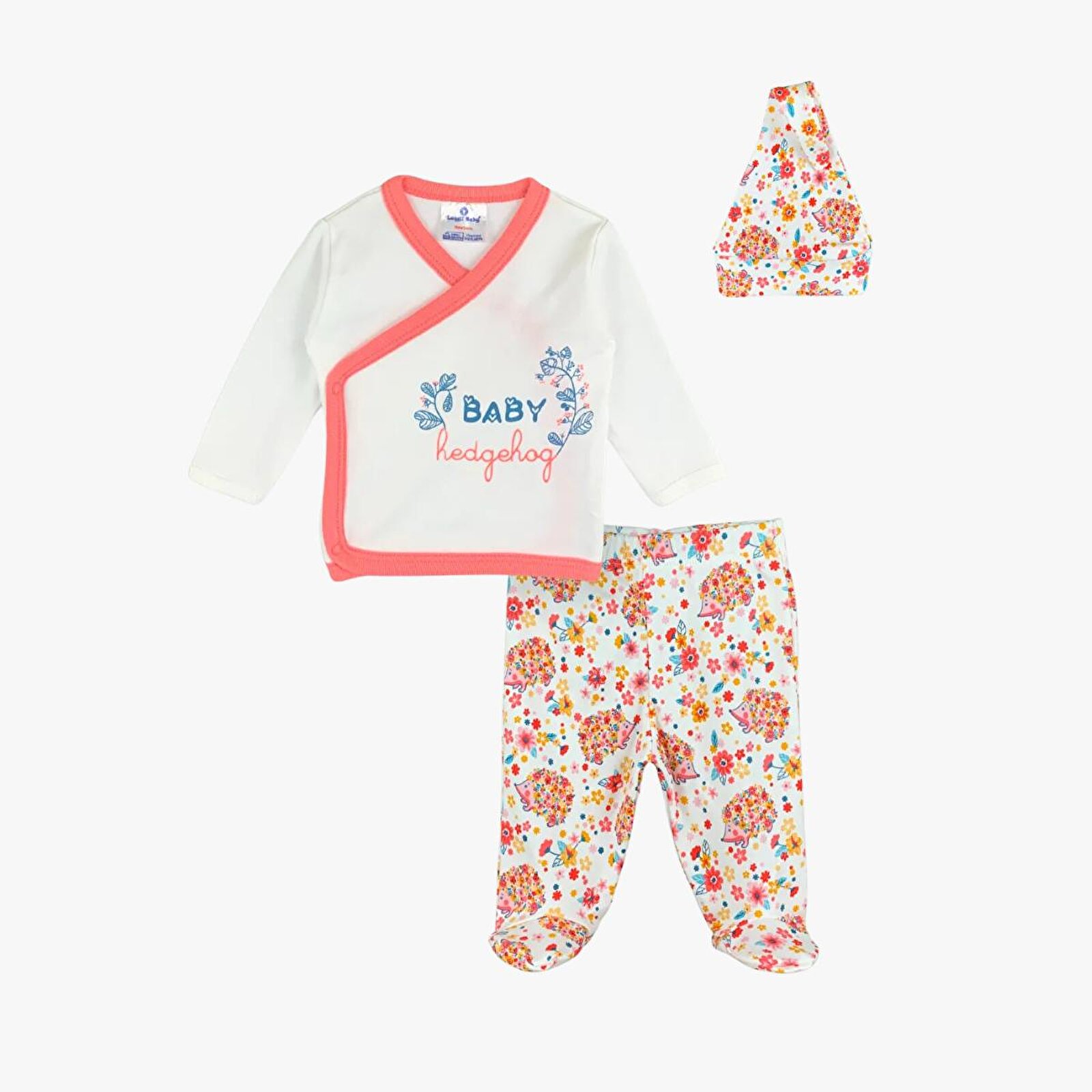 Yenidoğan Kız Bebek Zıbın-Bere-Patikli Alt 3lü Takım Yenidoğan Kız Bebek Zıbın-Bere-Patikli Alt 3lü Takım