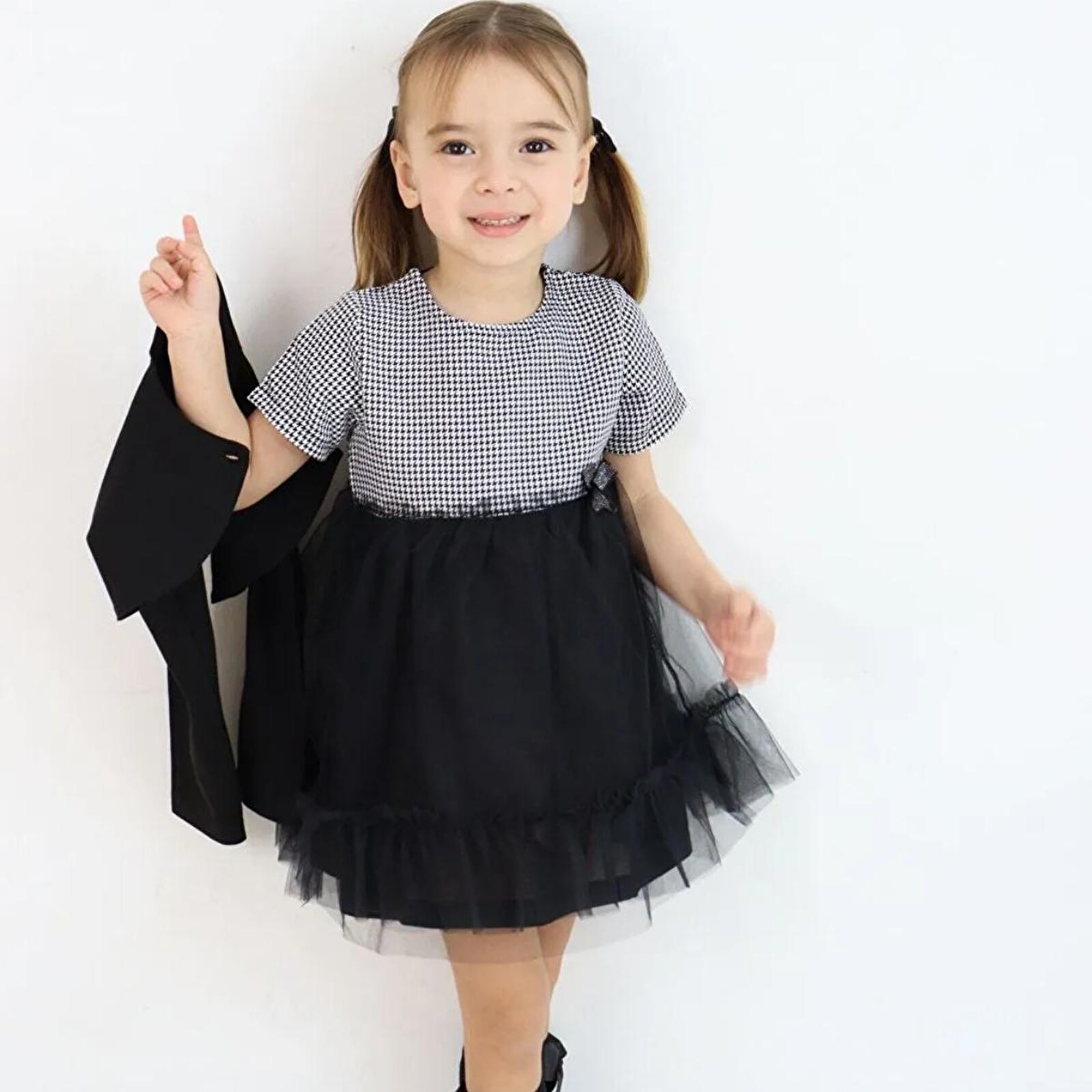 Kız Bebek Bolerolu Tüllü Elbise