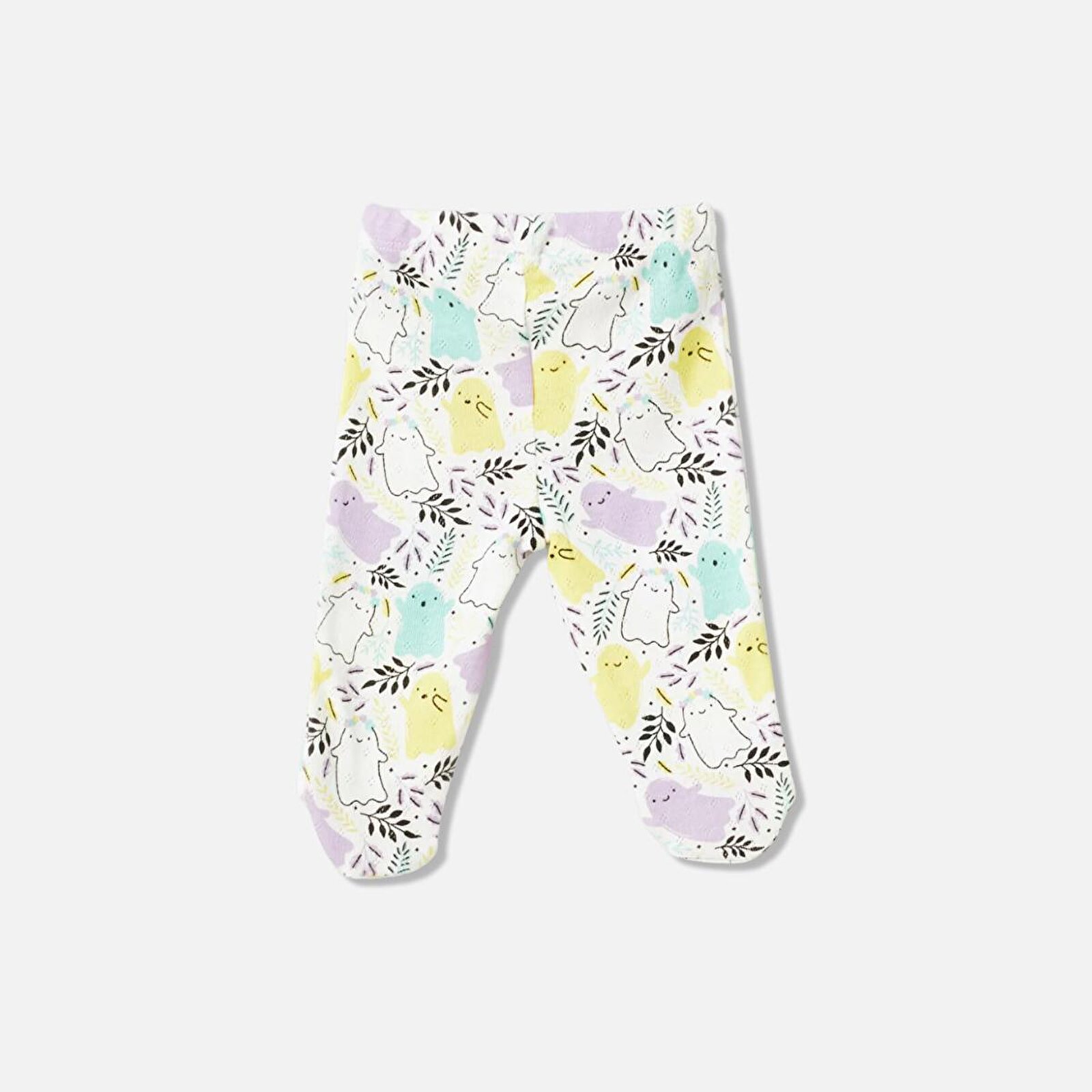 Yenidoğan Kız Bebek Jakarlı Zıbın-Bere-Patikli Alt 3lü Takım