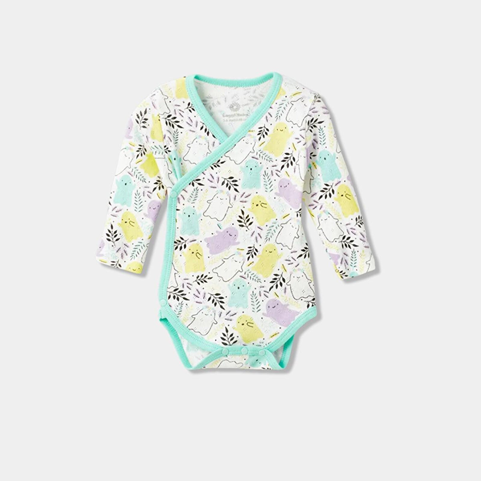 Kız Bebek Jakarlı Zıbın Body-Patikli Alt Bisiklet Yaka Uzun Paça Uzun Kol