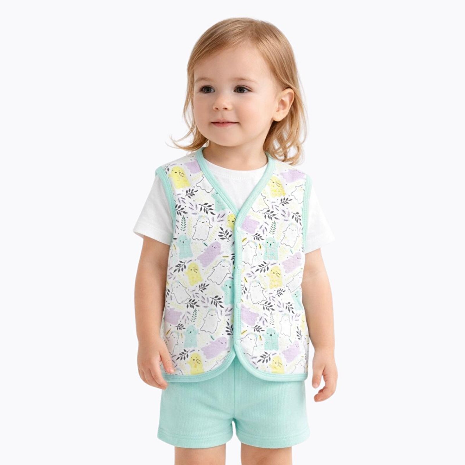 Kız Bebek Jakarlı Yelek