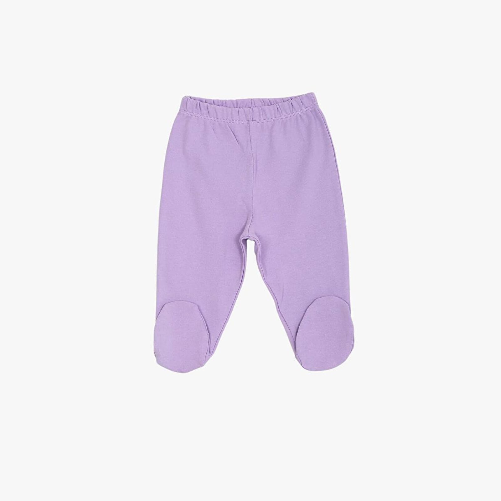 Kız Bebek Çıtçıtlı Üst-Patikli Alt Bisiklet Yaka Uzun Paça Uzun Kol