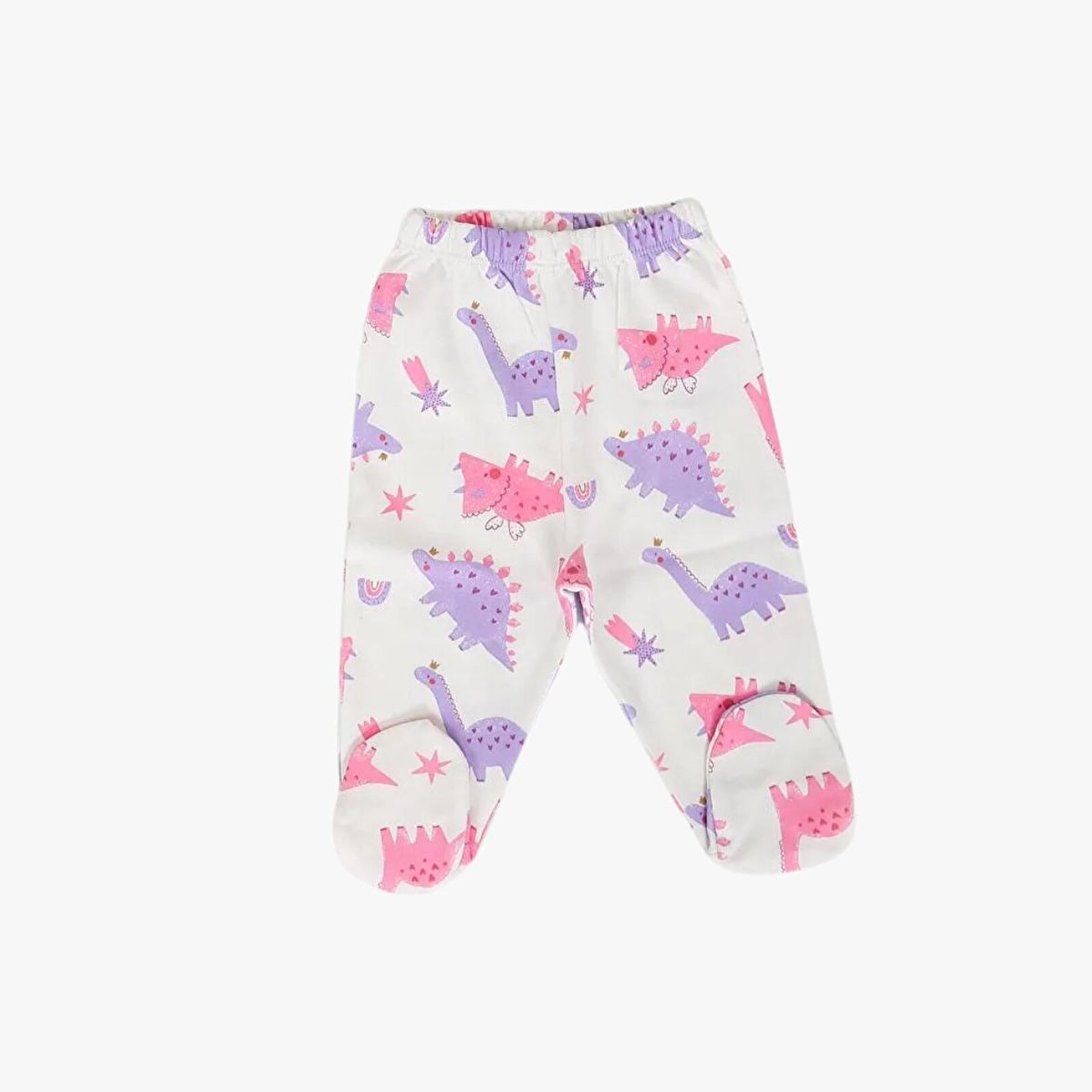 Kız Bebek Zıbın Body-Patikli Alt Bisiklet Yaka Uzun Paça Uzun Kol