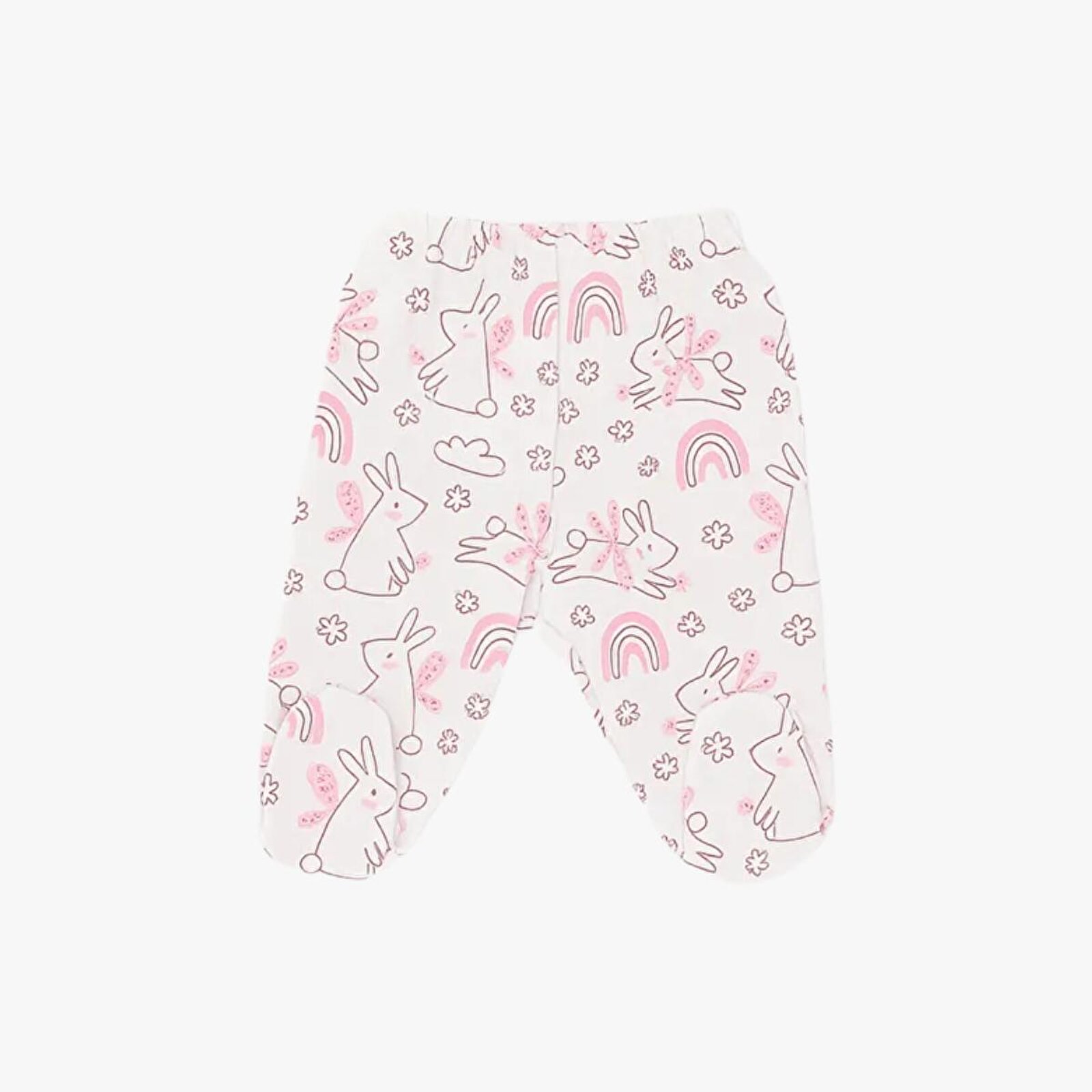 Kız Bebek 5li Hastane Çıkışı Çıtçıtlı Zarf Yaka Uzun Paça Uzun Kol