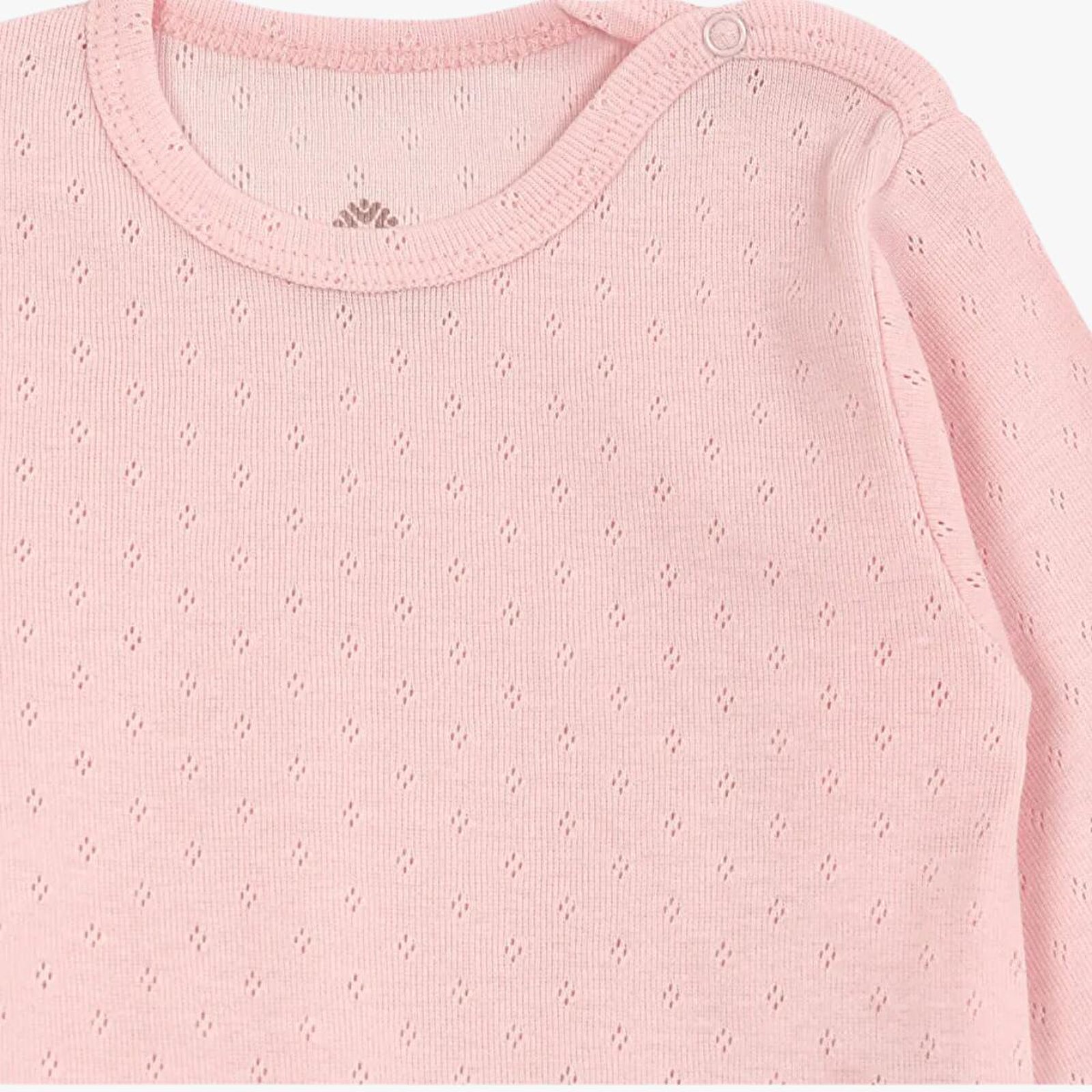 Kız Bebek 3lü Jakarlı Uzun Kol Body