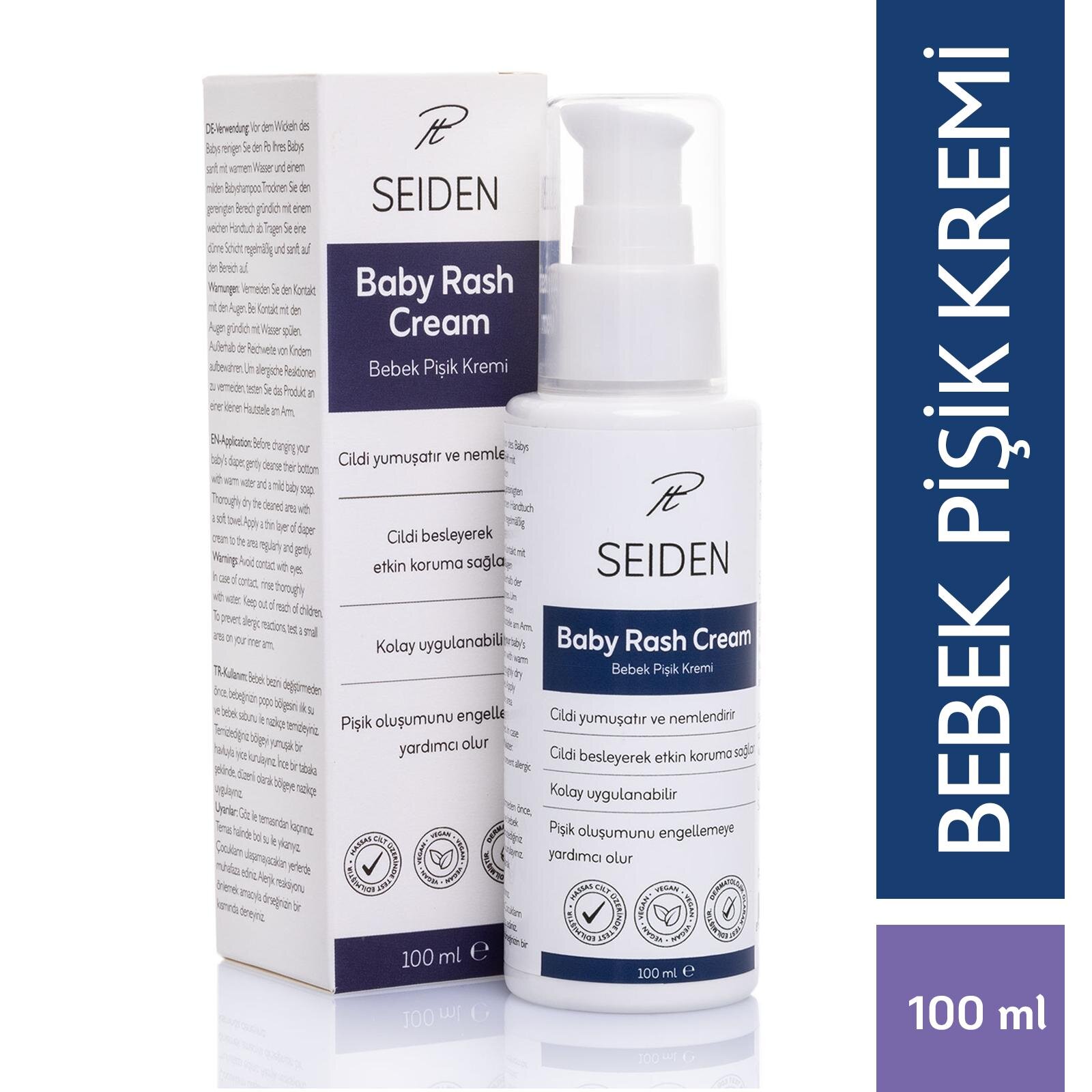 Bebek Pişik Kremi Pişik Önleyici Ve Onarıcı Bakım Kremi Vegan 100 ml