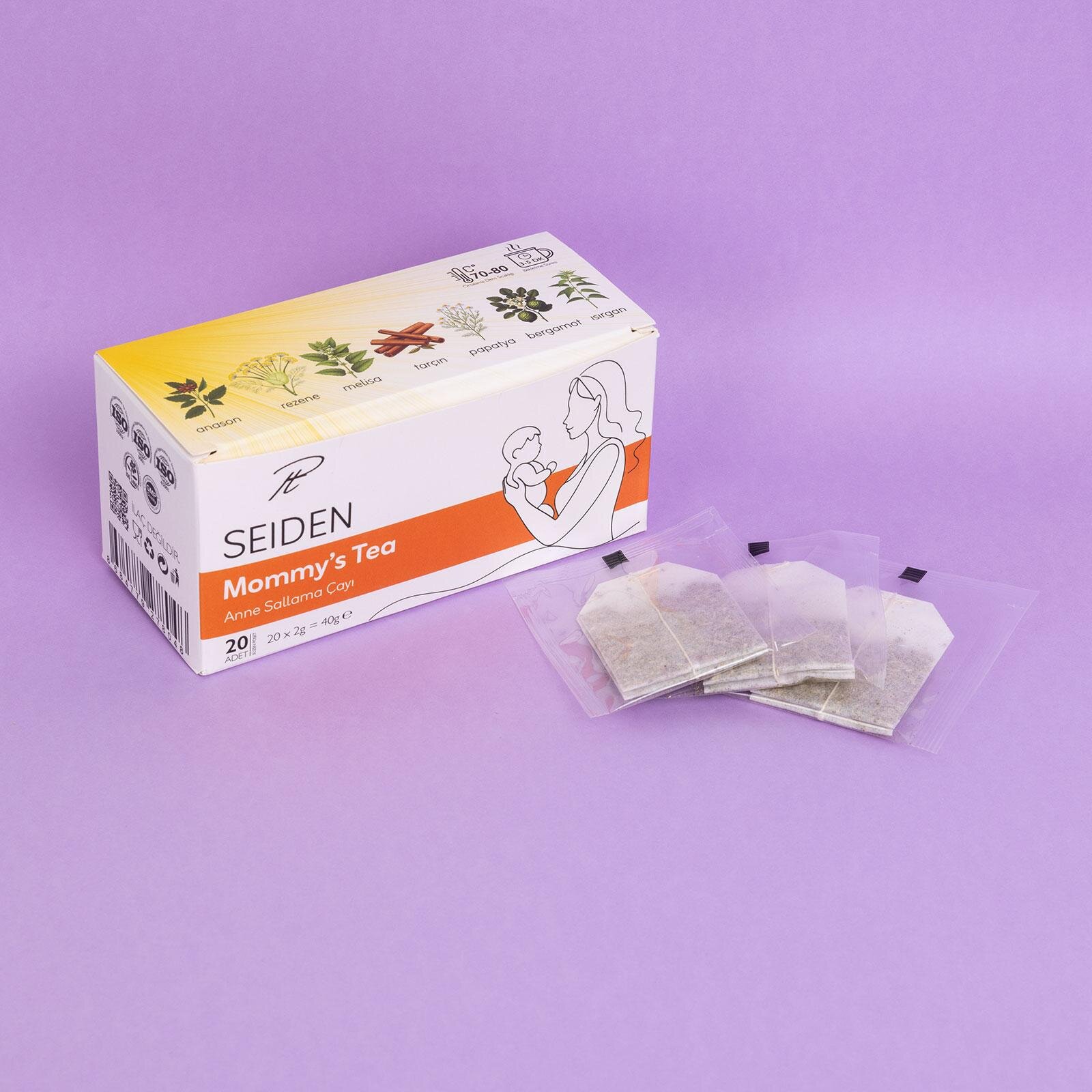 Anne Süt Arttırıcı Çayı | Sallama, Demleme 7 Farklı Doğal Içerikli Çay 20'li