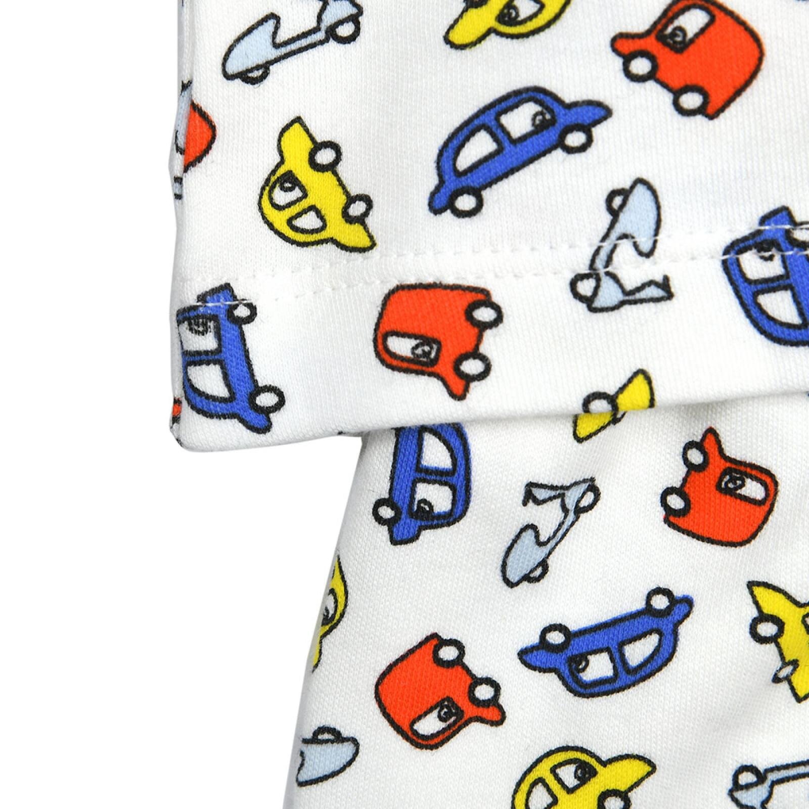 Erkek Araba Desen Çocuk Pijama Takımı Yaka Ribanalı Paça Uzun Kol Erkek Araba Desen Çocuk Pijama Takımı Yaka Ribanalı Paça Uzun Kol