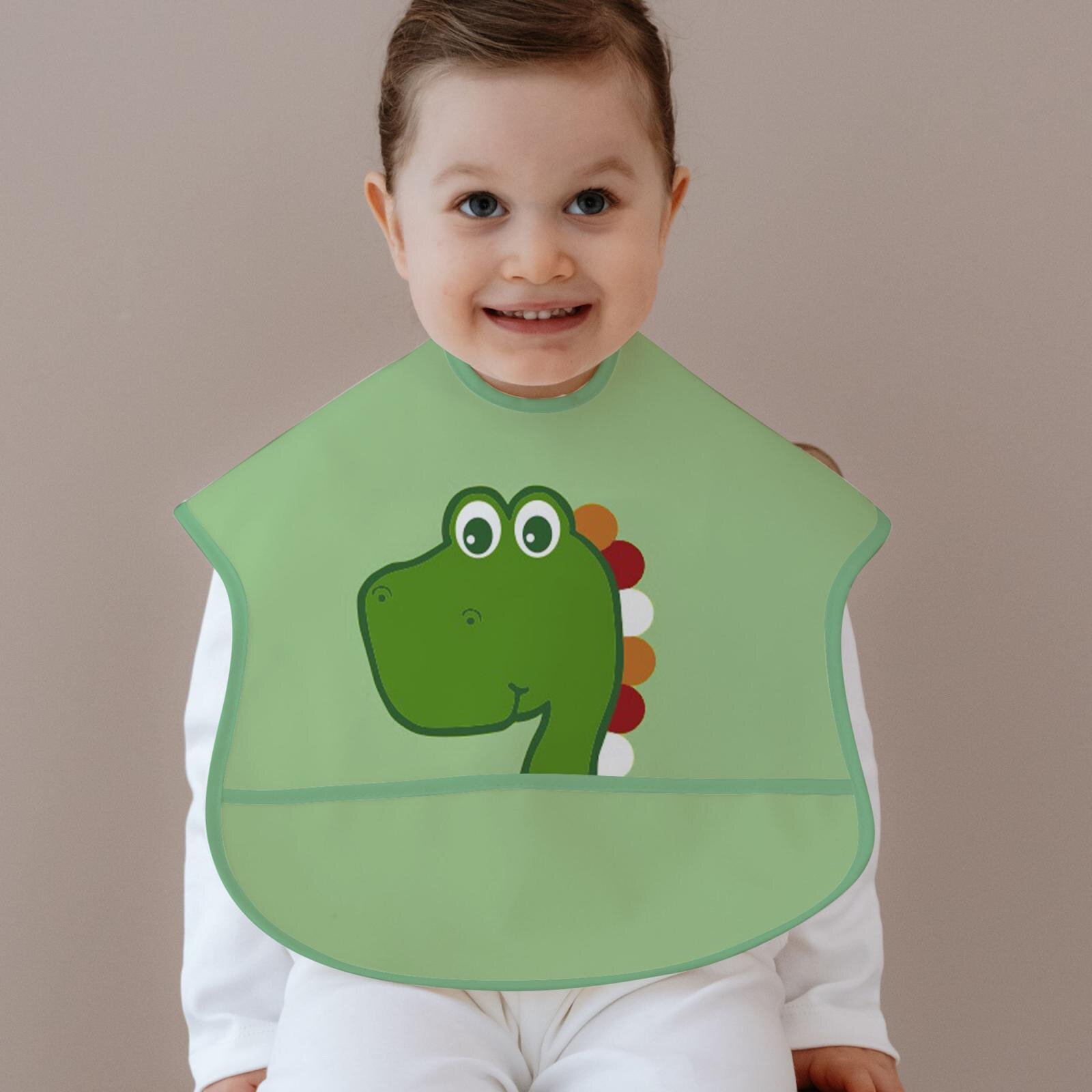 Sıvı Geçirmez Yarım Kollu Mama Önlüğü Dinazor Desen Sıvı Geçirmez Yarım Kollu Mama Önlüğü Dinazor Desen