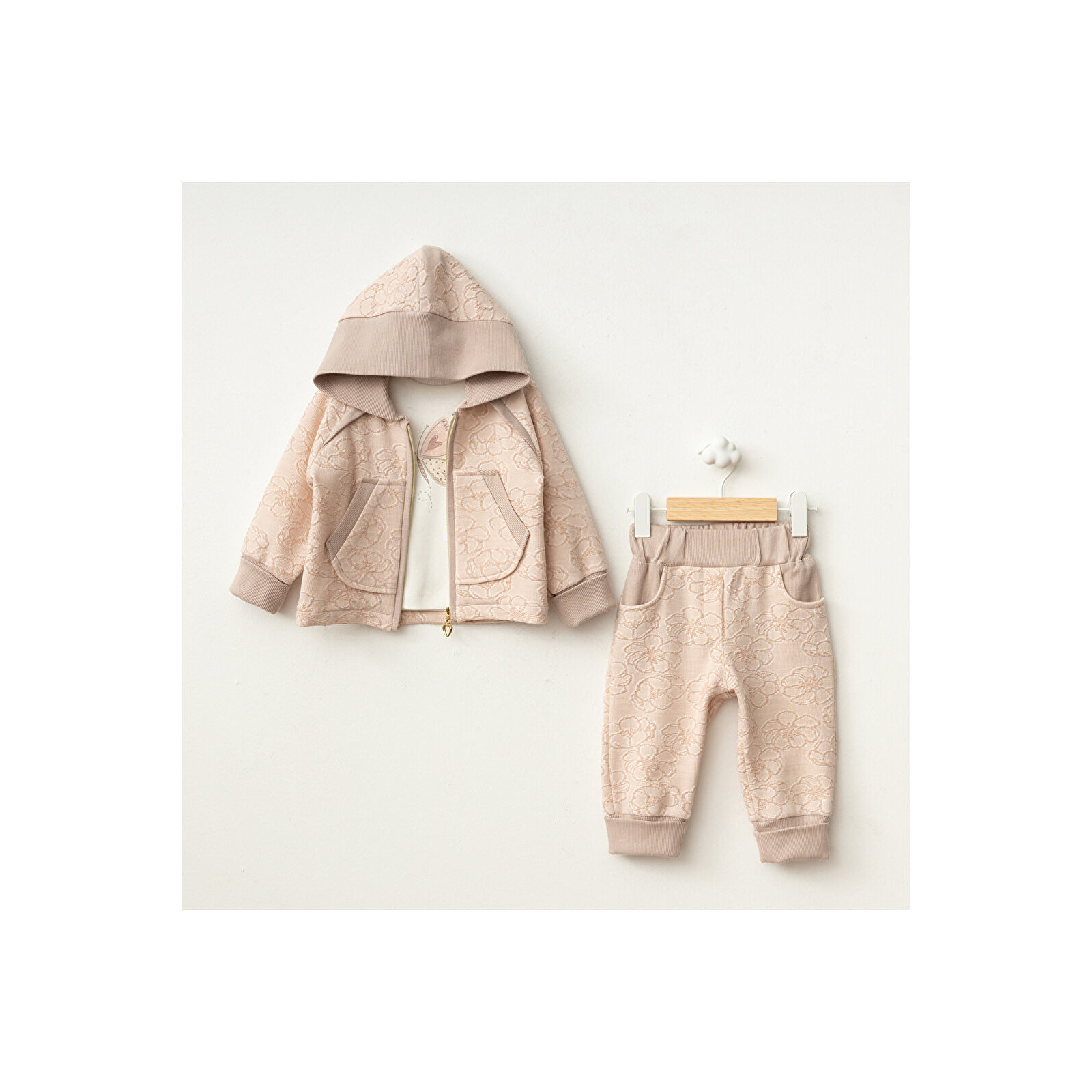 Kapüşonlu 3'Lü Takım