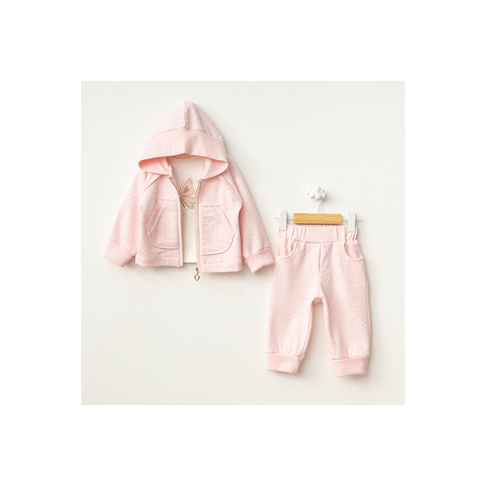 Kapüşonlu 3'Lü Takım