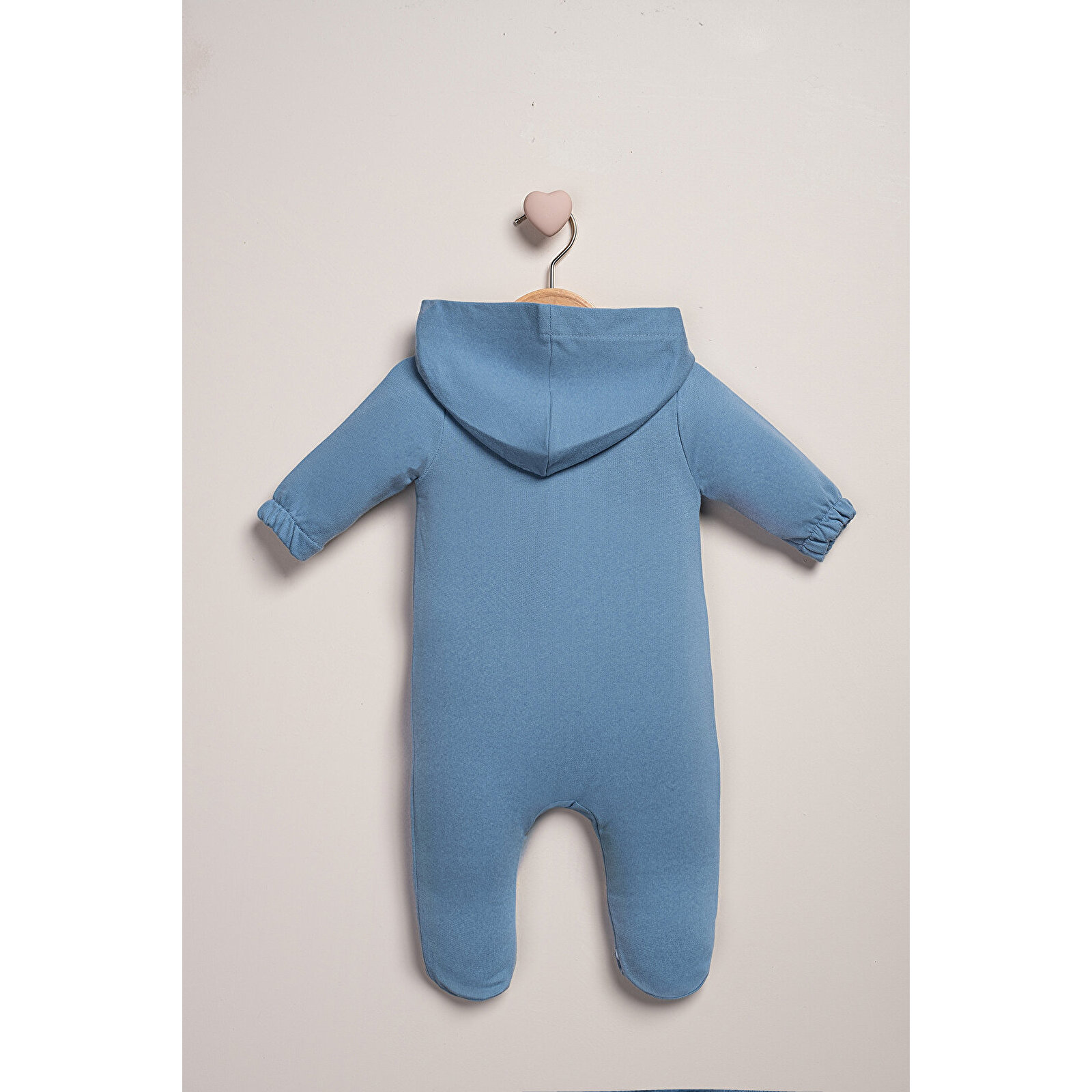 Kapüşonlu Fermuarlı Tulum