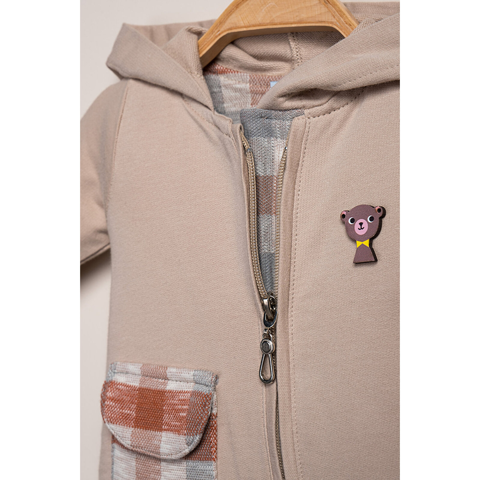 Kapüşonlu Fermuarlı Tulum Kapüşonlu Fermuarlı Tulum